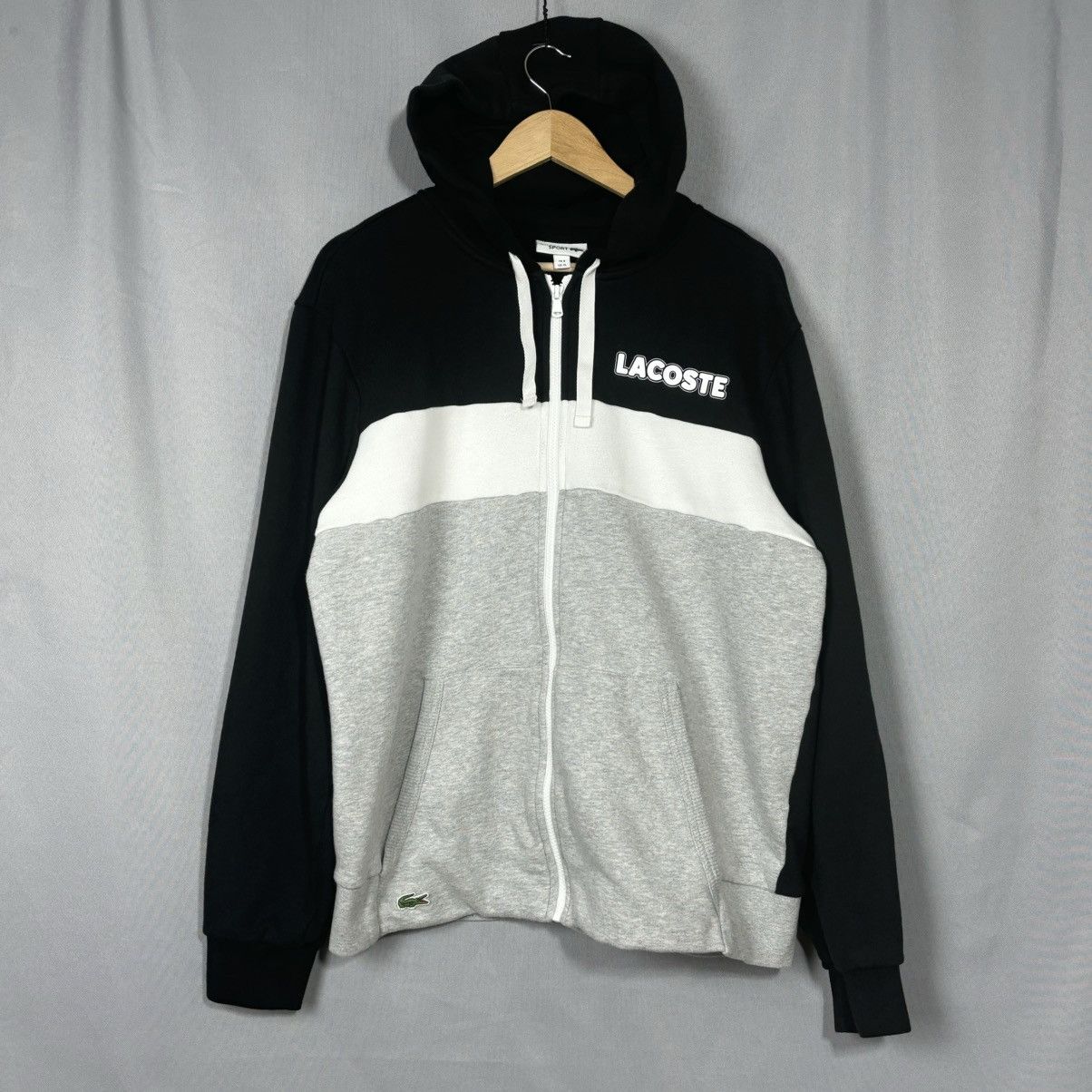 Lacoste Lacoste zip hoodie xl streetwear Size US XL / EU 56 / 4 - 1 Thumbnail