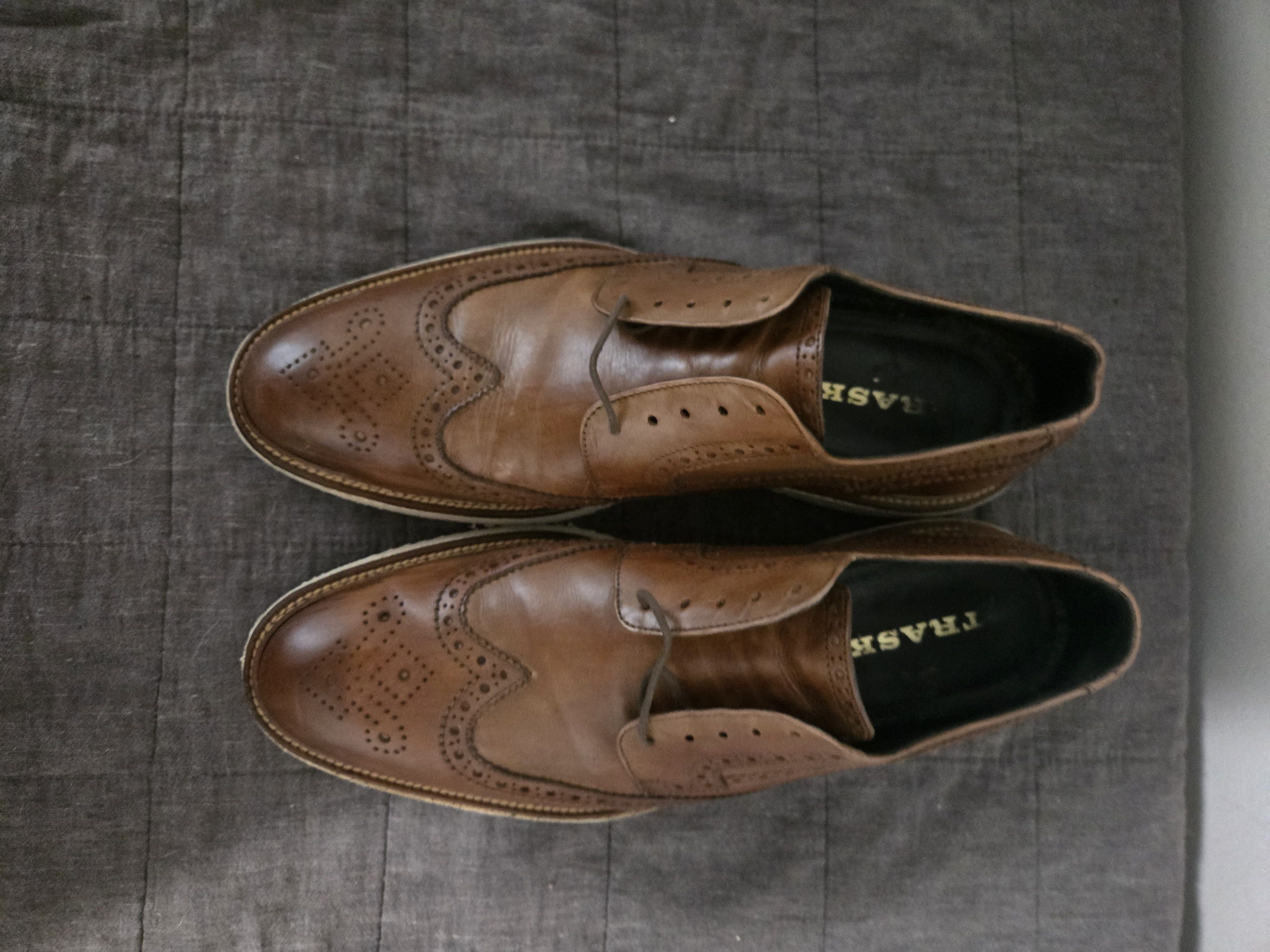 Trask 2019 -M13 - Trask Rogan Wingtip - Brown - XL Extralight Sole Size US 13 / EU 46 - 3 Thumbnail