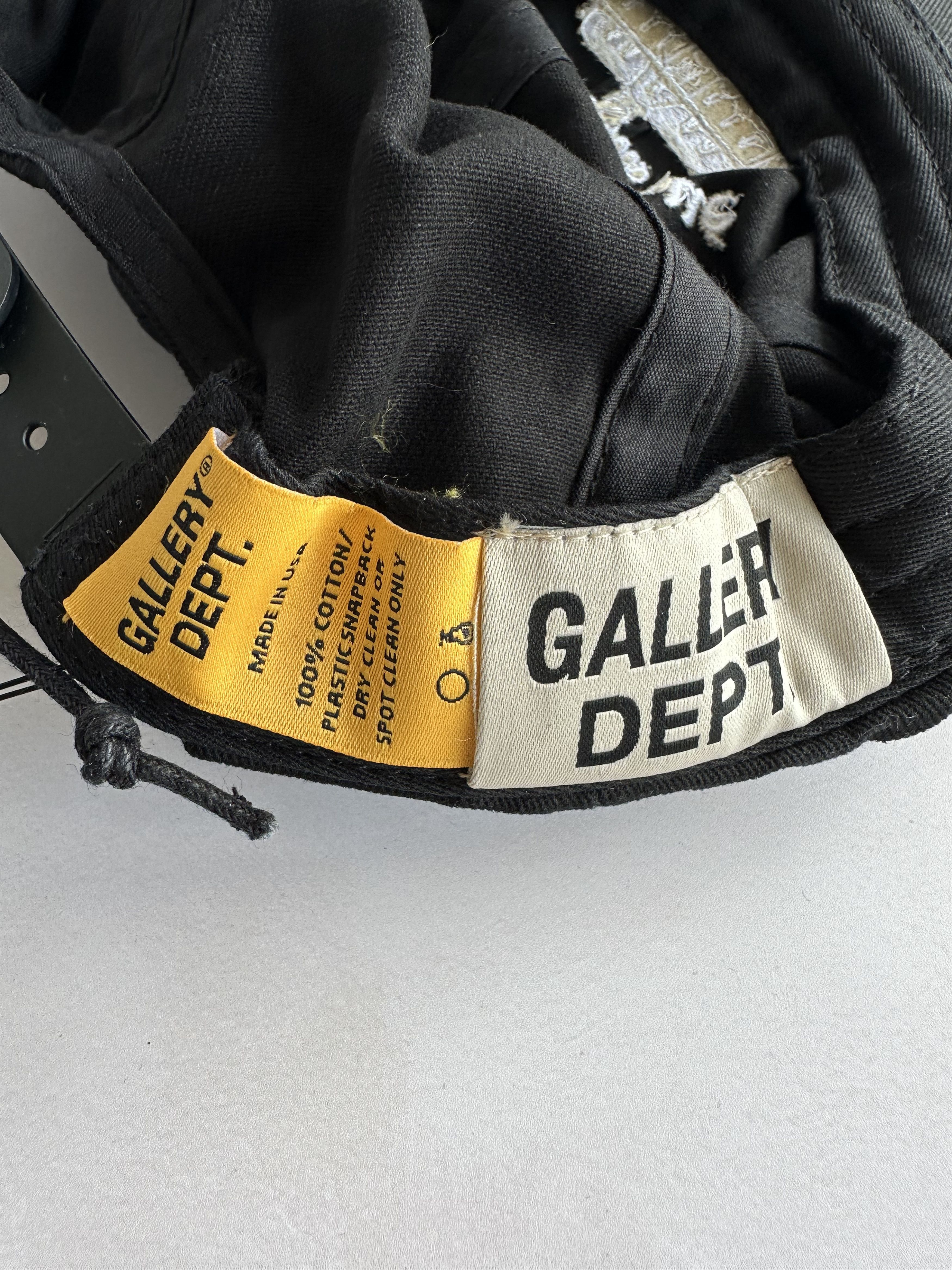 Gallery Dept. GALLERY DEPT Chateau Josue Resort Baseball Cap In Black Size ONE SIZE - 5 Thumbnail