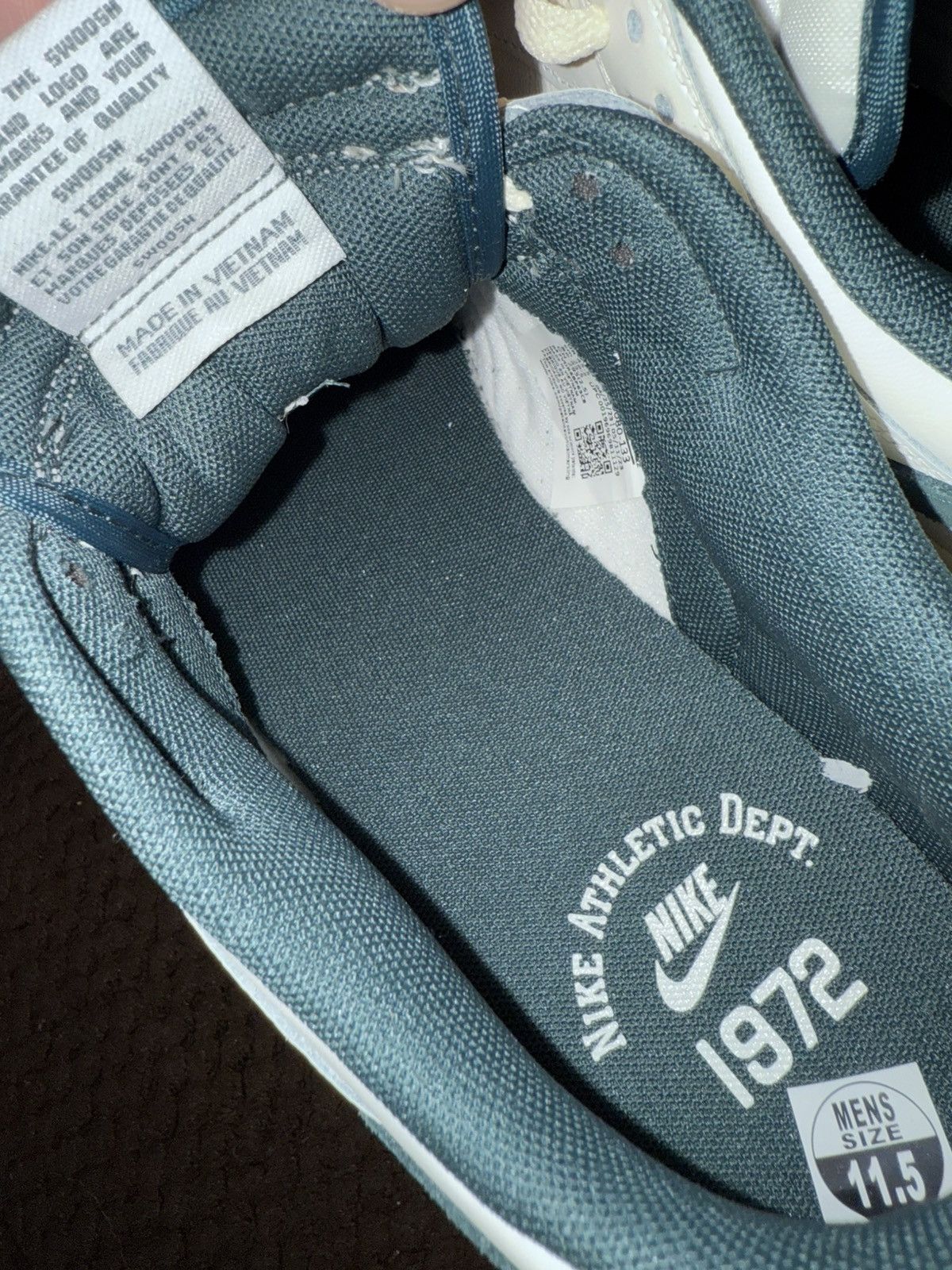 Nike Nike Dunk Low Athletic Department “Deep Jungle” NEW w/ Box! Size US 11.5 / EU 44-45 - 19 Thumbnail
