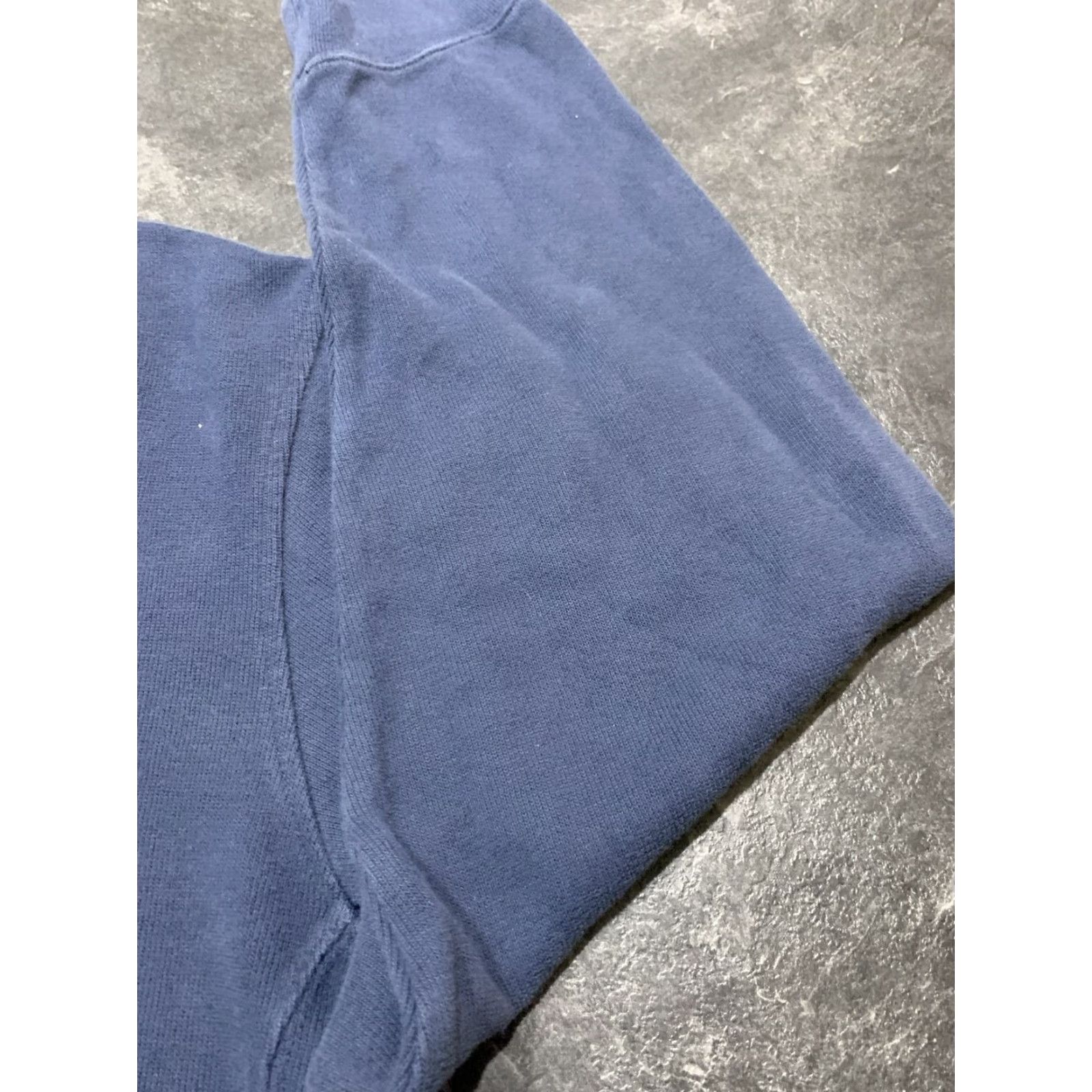 Brooks Brothers Brooks Brothers Casual Pullover Sweater Large L 1/4 Zip Mock Neck Long Sleeve Solid Blue Mens Size US L / EU 52-54 / 3 - 3 Thumbnail