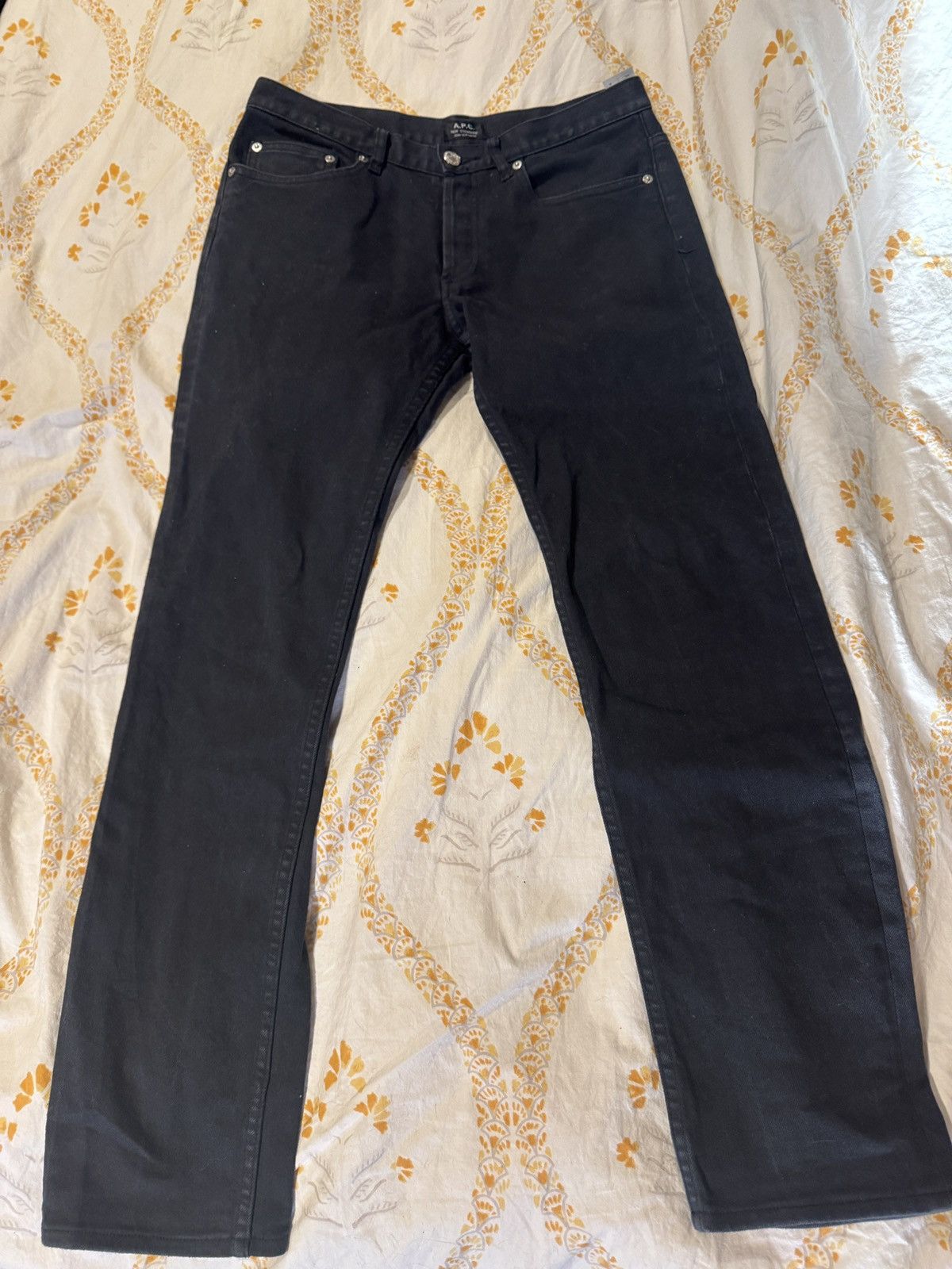 A.P.C. blue cotton pants Size 28" / US 6 / IT 42 - 1 Thumbnail