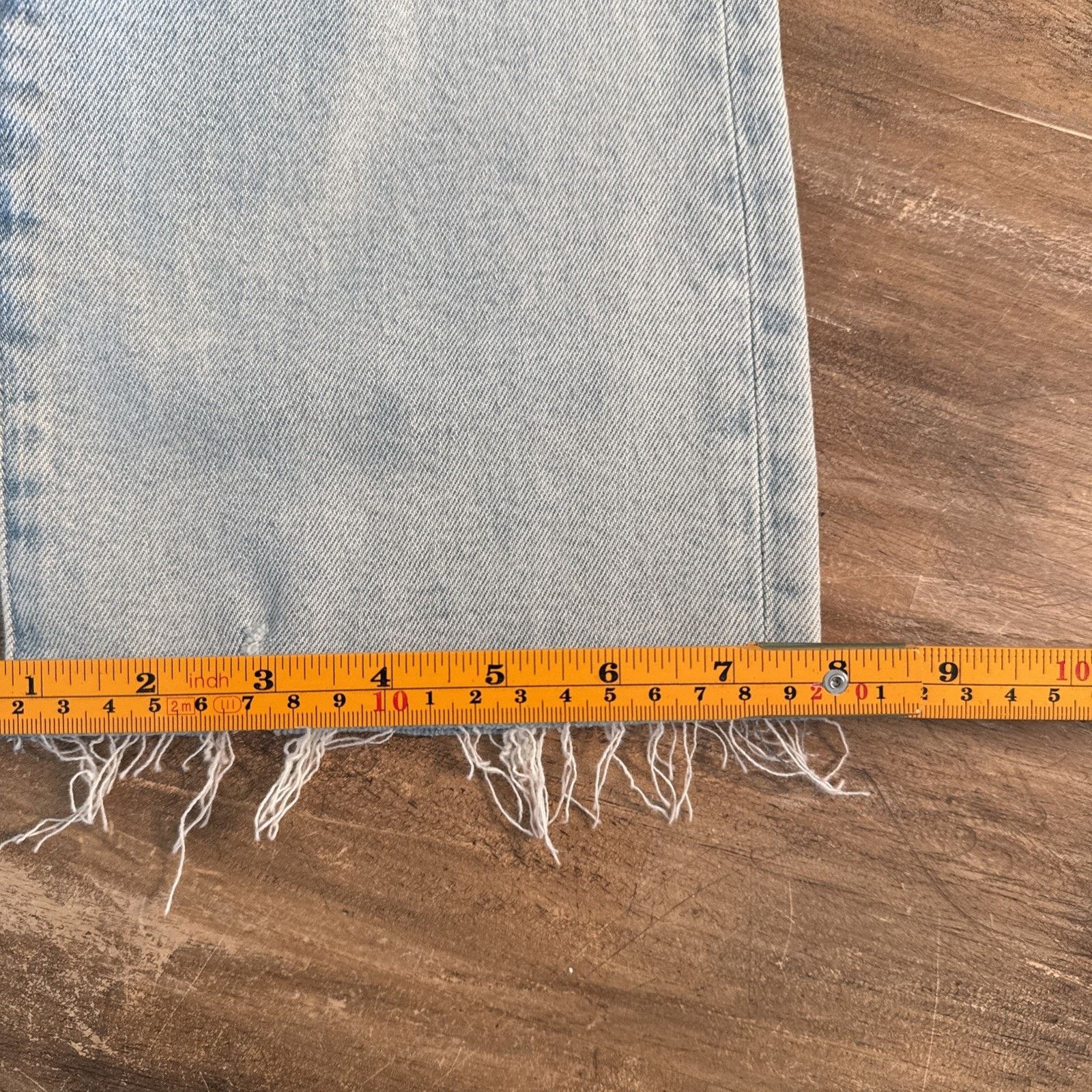 Pistola Pistola Charlie Straight Leg Jeans High Rise Distressed Hem Size 26" / US 2 / IT 38 - 6 Thumbnail