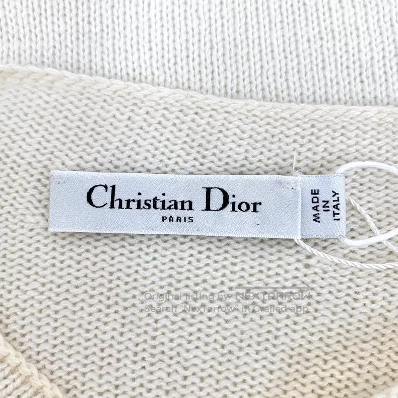 Dior Dior Beige five-pointed star logo letter inlaid cashmere r Size M / US 6-8 / IT 42-44 - 5 Thumbnail