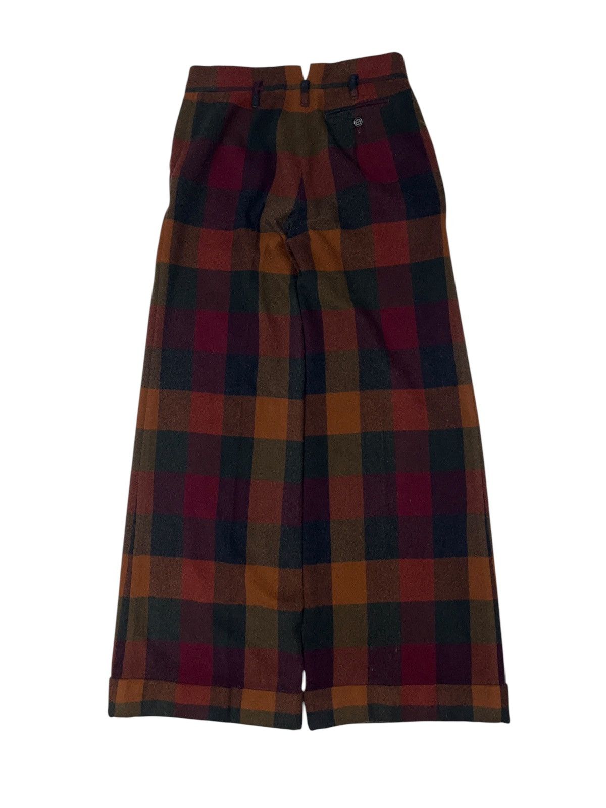 Max Mara × Sportmax × Vintage Vintage Sportmax Defile Max Mara Wool Angora Wide Pants Size 30" / US 8 / IT 44 - 4 Thumbnail