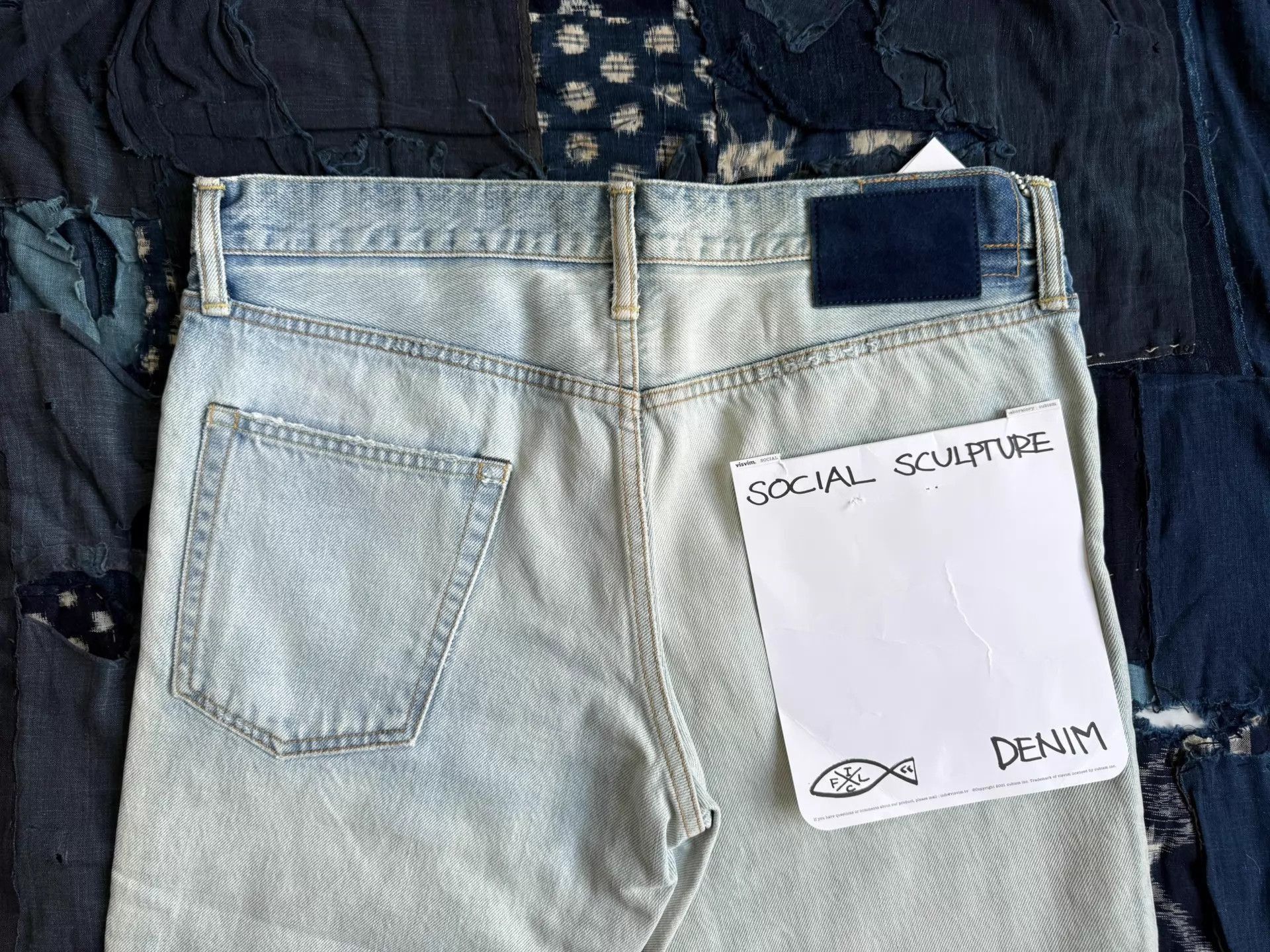 Visvim Distressed Blue Denim Jeans Size 30 Size US 30 / EU 46 - 6 Thumbnail