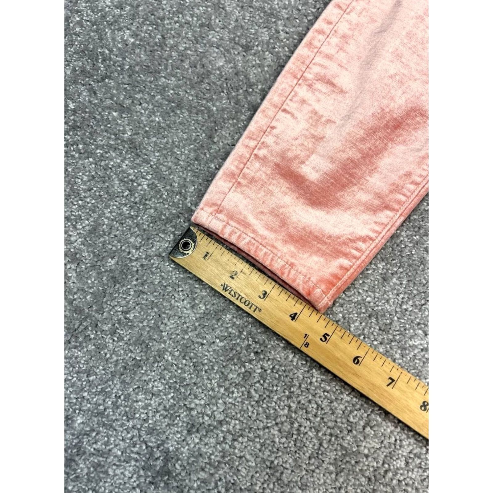 Vintage Pilcro Jeans Womens 27P Skinny City Preppy 30x26 Pink Cotton Spandex Denim 5-Pocket 27P Regular Jeans Ladies Mens? Size 30" / US 8 / IT 44 - 6 Thumbnail