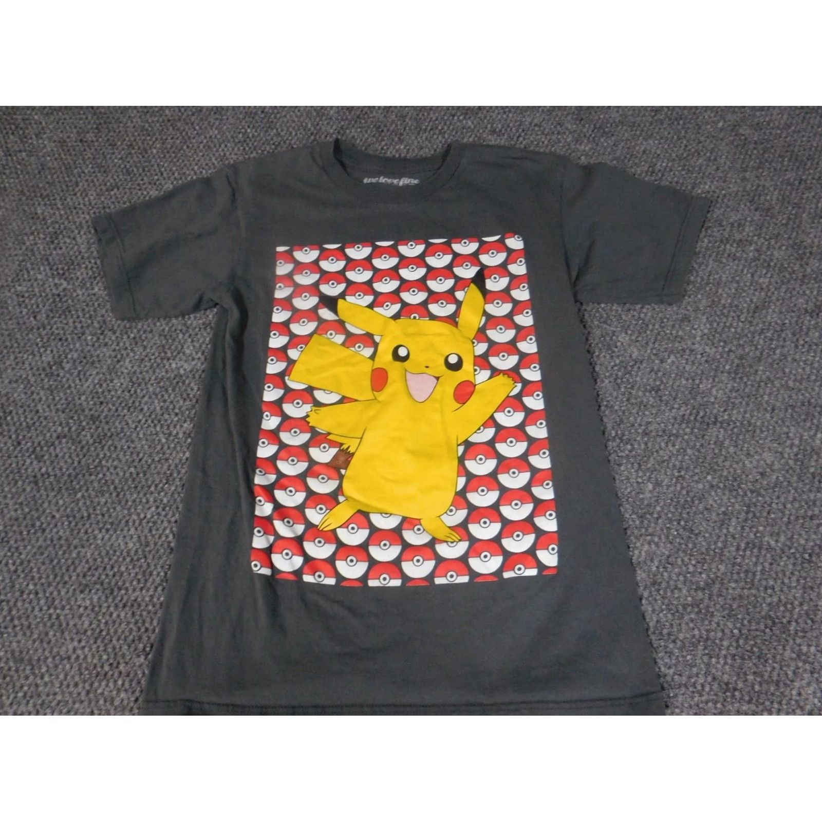 Vintage Pokemon Shirt Mens Medium Gray Pikachu Anime 90s Logo Crew Neck Short Sleeve Cotton Blend T-Shirt Size US M / EU 48-50 / 2 - 2 Thumbnail
