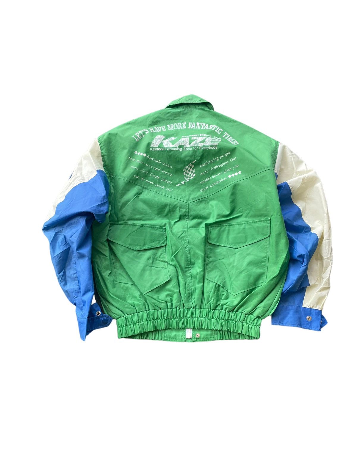 Japanese Brand × Vintage Vintage Kaze Kawasaki Riders Club Jacket Size US L / EU 52-54 / 3 - 9 Thumbnail