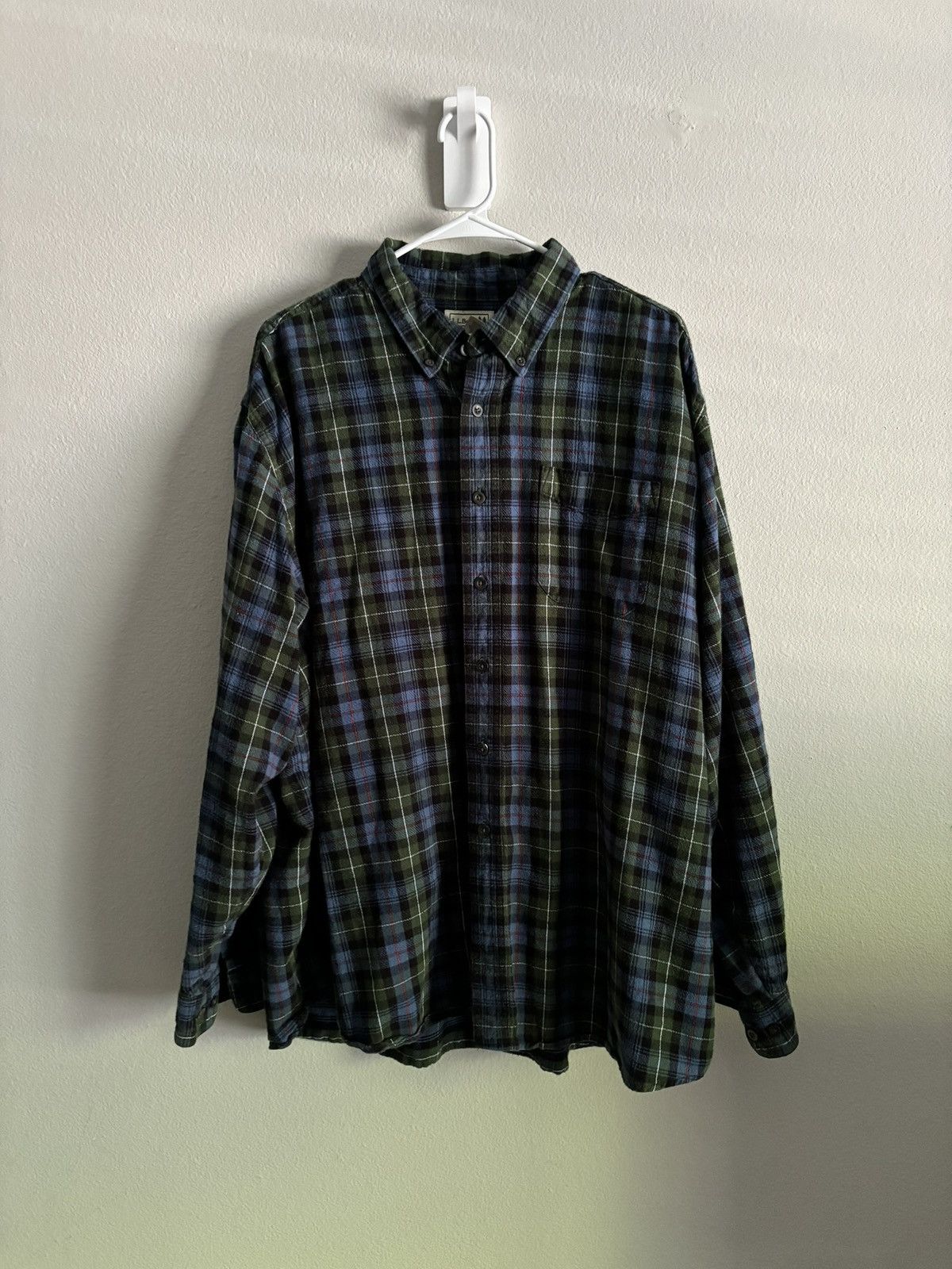 L.L. Bean Vintage L.L. Bean Flannel Button Up Size US XXL / EU 58 / 5 - 1 Thumbnail