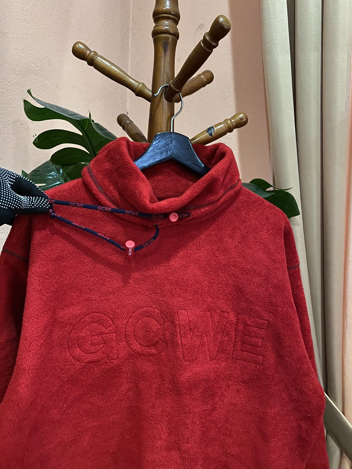 Japanese Brand Garde Corps Weekend Red Fleece Pullover - Casual Unisex Size US L / EU 52-54 / 3 - 4 Thumbnail