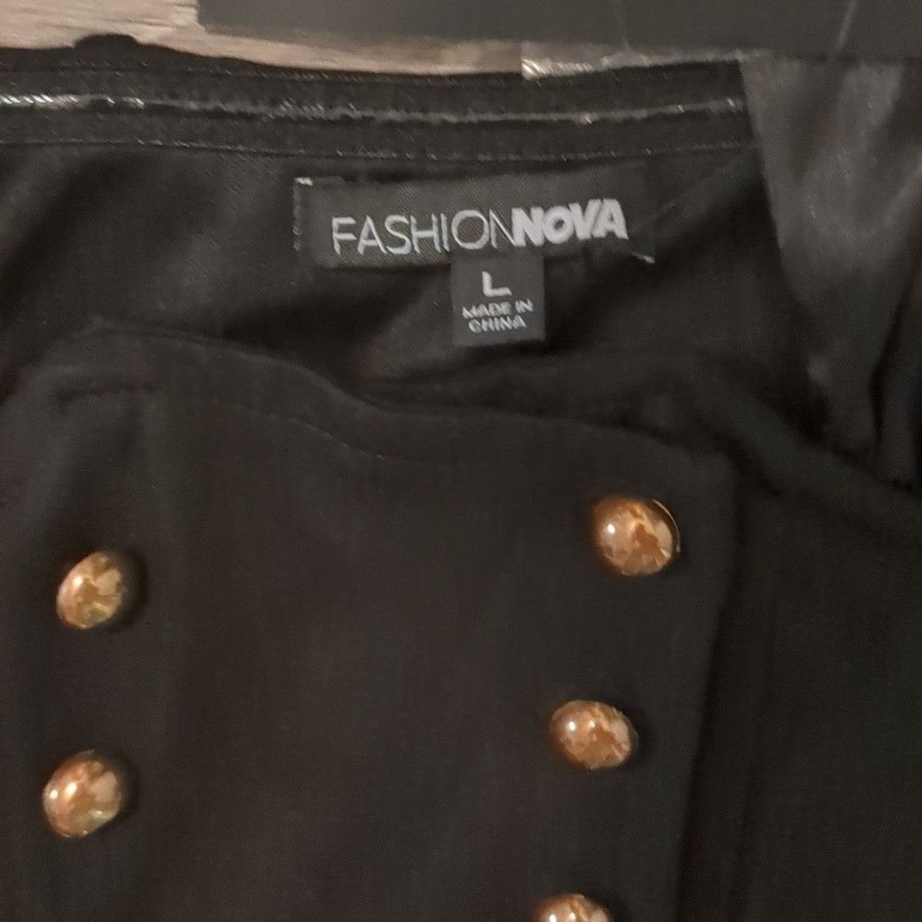 Fashion Nova Fashion nova black nights in tulim halter top size large Size L / US 10 / IT 46 - 3 Thumbnail
