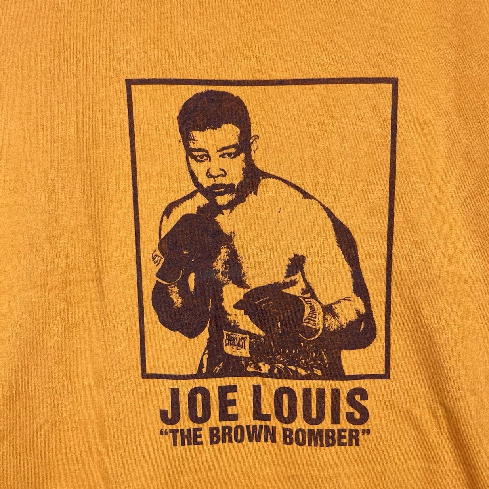 Everlast Vintage Everlast Joe Louis Shirt Men 2XL T-Shirt Brown Crew Neck Short Sleeve Graphic Print Boxing Fight The Brown Bomber Y2K 2000s Mens Size US XXL / EU 58 / 5 - 3 Thumbnail