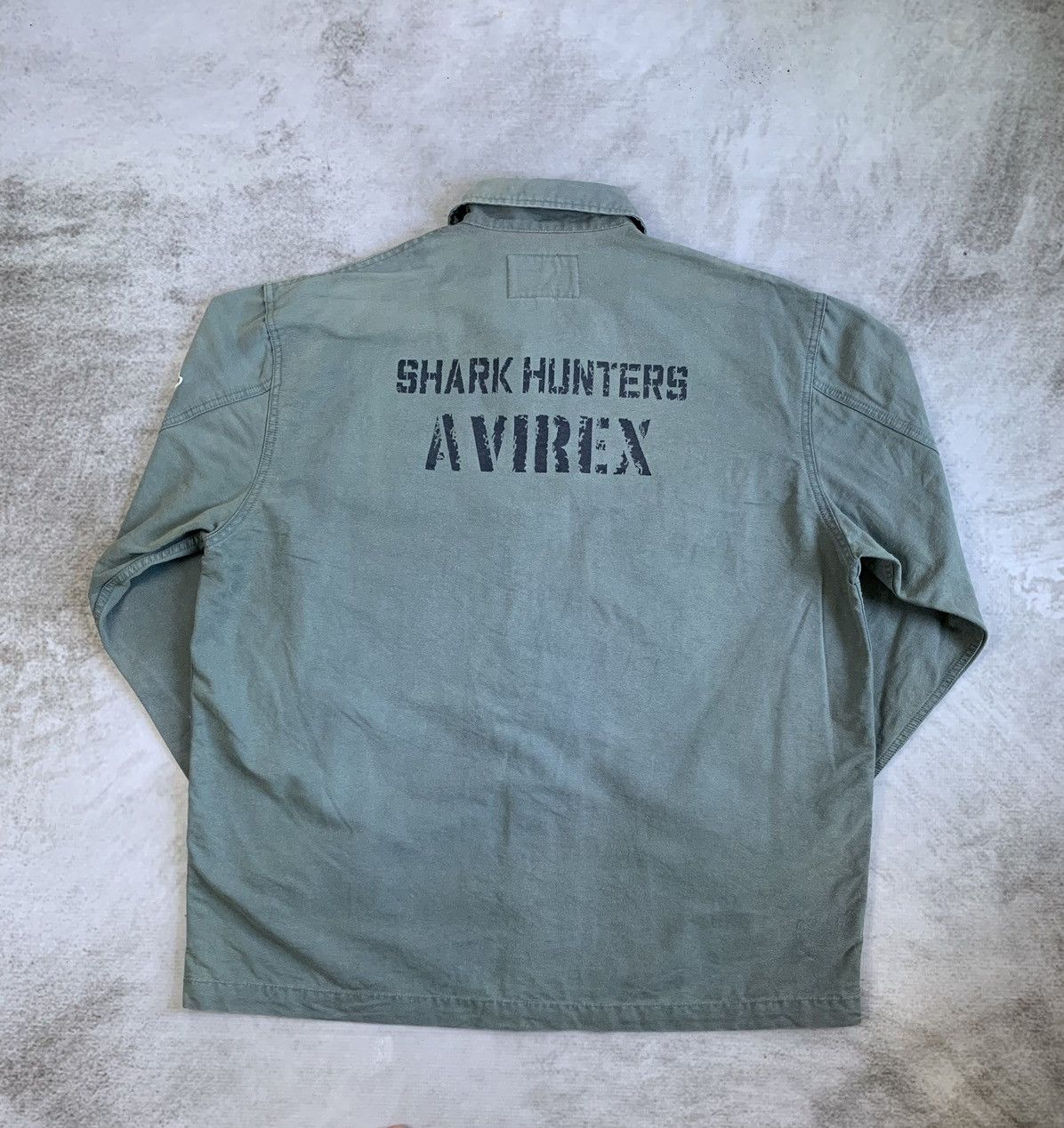 AVIREXシャークハンターズ T*！様 90s USA製 AVIREX ma-1 SHARK