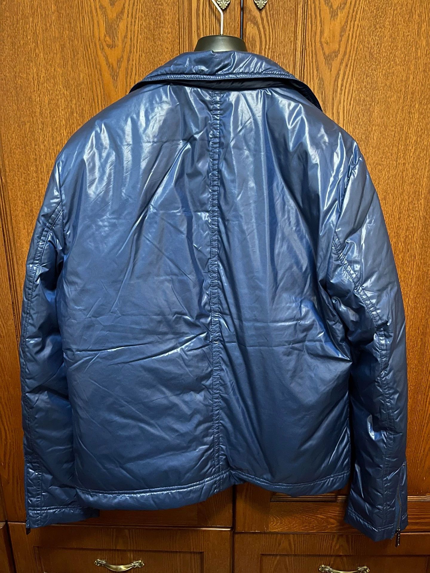Iceberg iceberg blue double-faced down jacket 54 Size US L / EU 52-54 / 3 - 2 Thumbnail