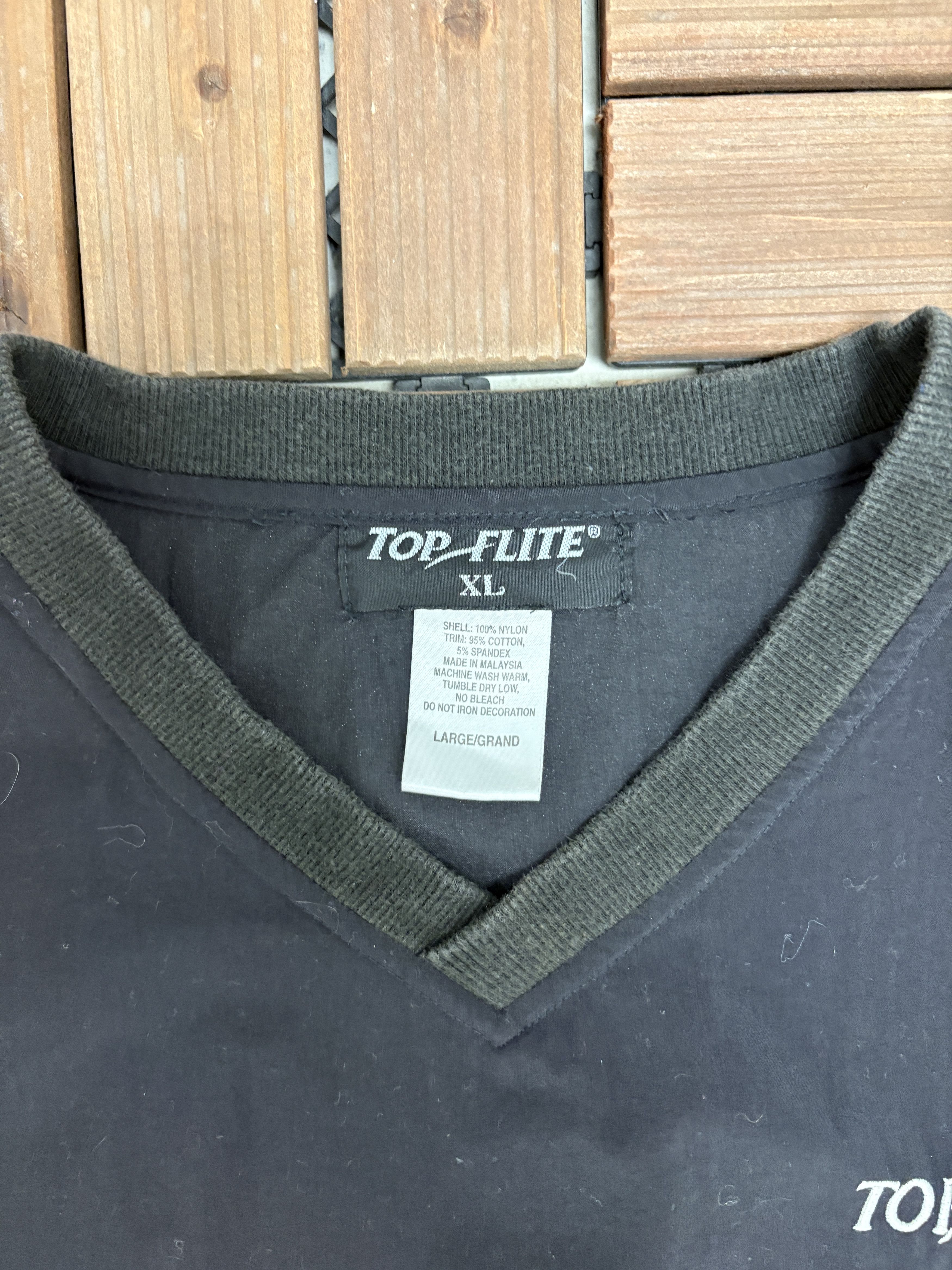 Top Flite Top-Flite XL Golf Vintage Black Windbreaker Jacket Size US L / EU 52-54 / 3 - 6 Thumbnail