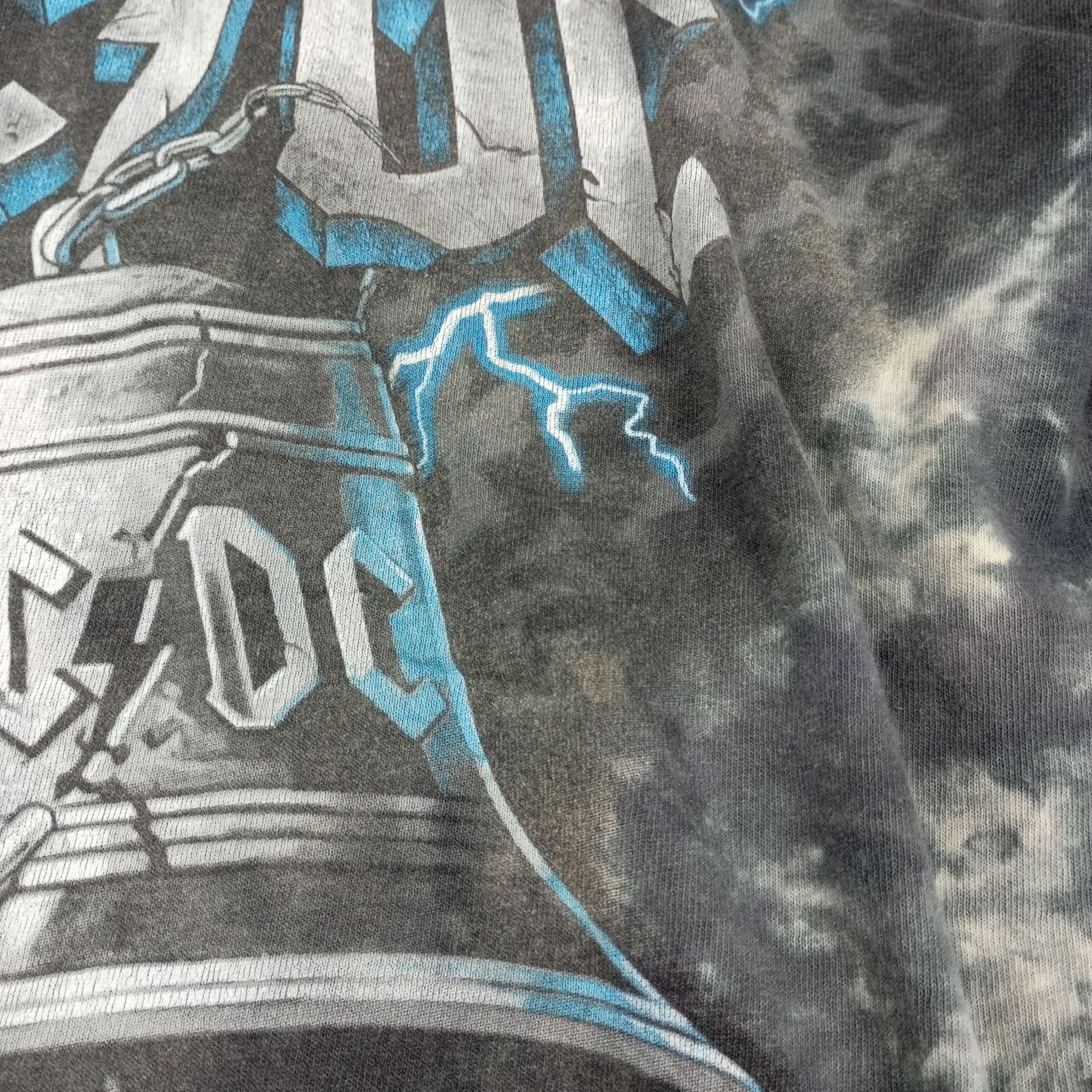 AC/DC × Band Tees × Vintage ACDC Rock Band Music Hells Bells Streetwear Style Tshirt Size US XL / EU 56 / 4 - 8 Thumbnail