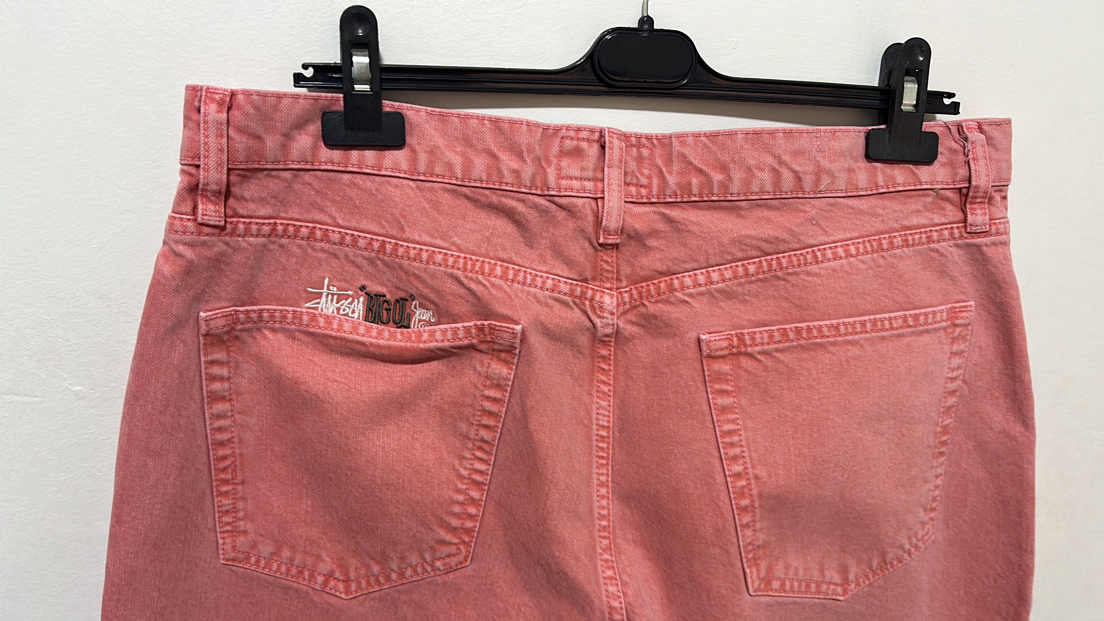 Stussy Big Ol Jean Faded Red Size 36