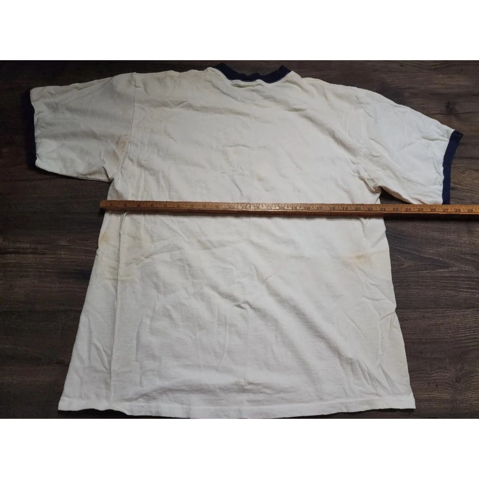 Vintage VINTAGE 2003 Popeye Cartoon Graphic T Shirt Mens XL White Distressed Short Sleeve Size US XL / EU 56 / 4 - 2 Thumbnail