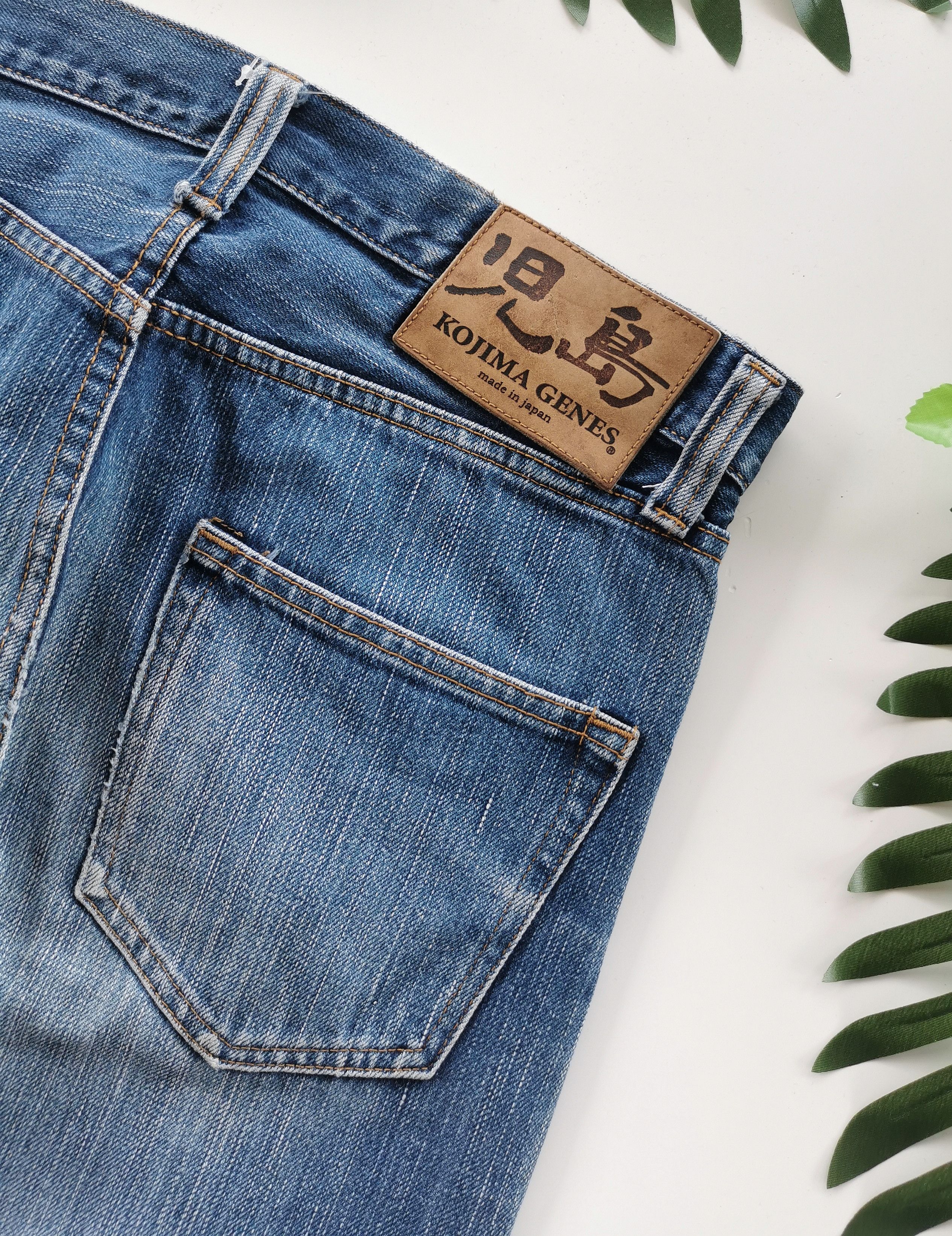 KOJIMA GENES Kojima Genes Selvedge Slim Fit Denim Jeans Size US 31 - 8 Thumbnail