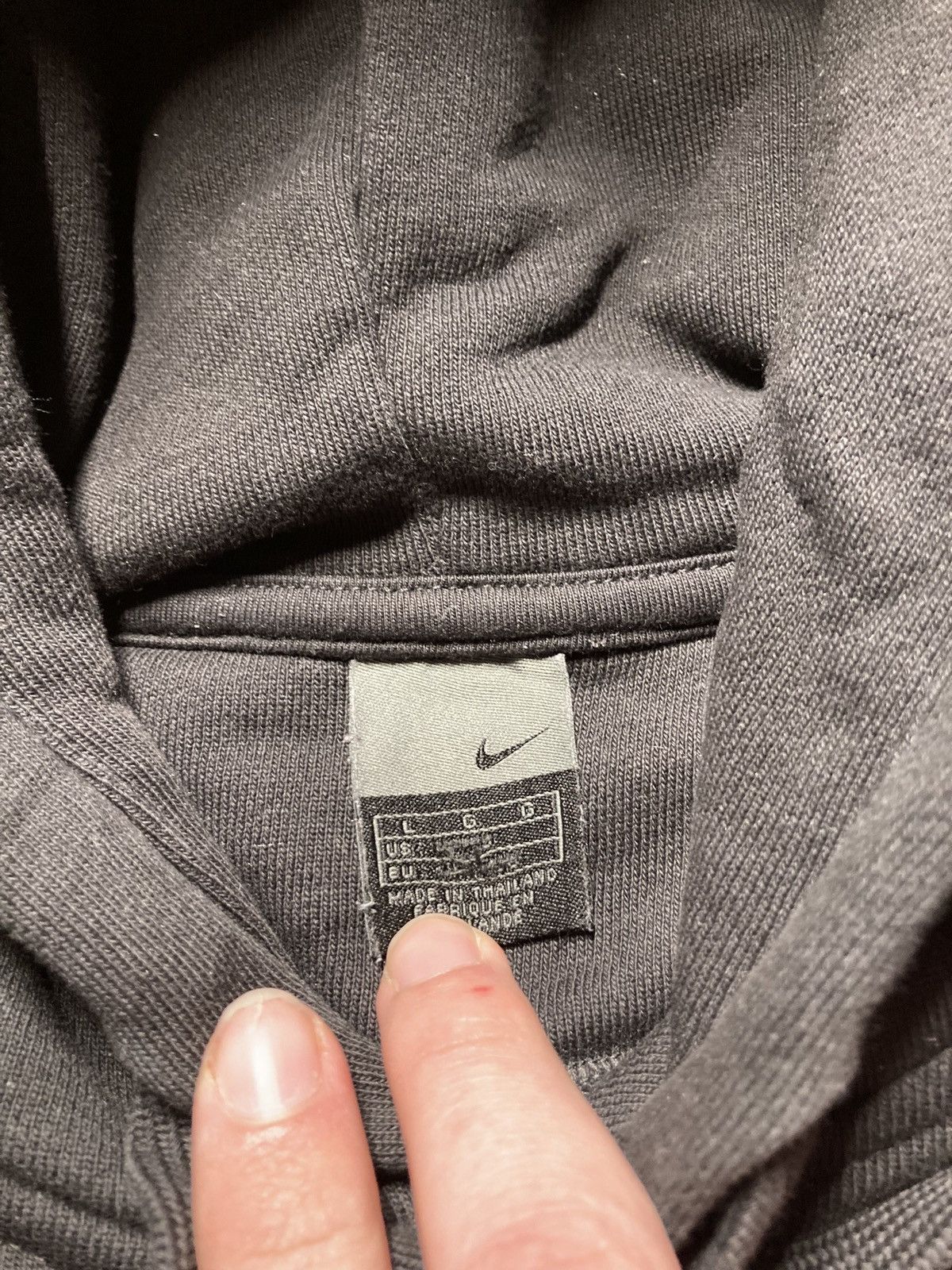 Nike ⛩️Nike Custom Hoodie Rare Y2K Punk Rock Devil Cross Hearts⛩️ Size US L / EU 52-54 / 3 - 9 Thumbnail