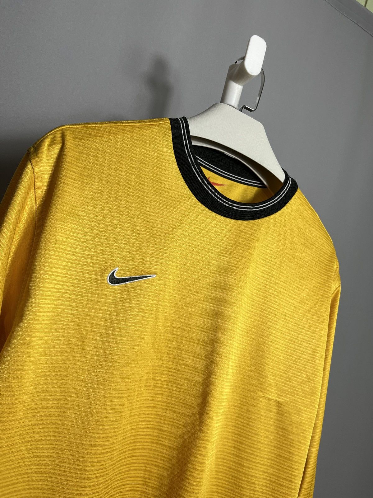 Nike × Vintage Vintage Nike bloke core y2k swoosh goalkeeper jersey 90 mens Size US L / EU 52-54 / 3 - 2 Thumbnail