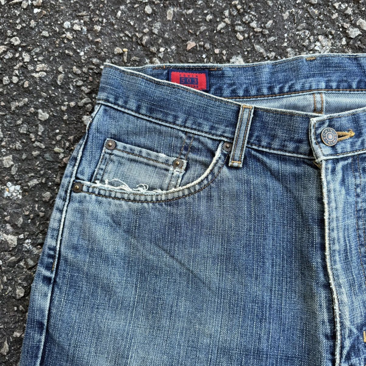 Edwin Vintage Edwin 503 Faded Denim Jean Pants W35 Size US 35 - 7 Thumbnail