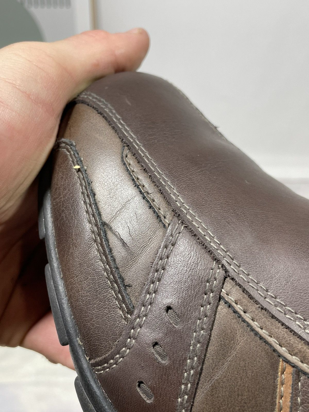 SKECHERS × Vintage Skechers Marter Mens Slip On Sneakers in Brown Size US 10.5 / EU 43-44 - 9 Thumbnail