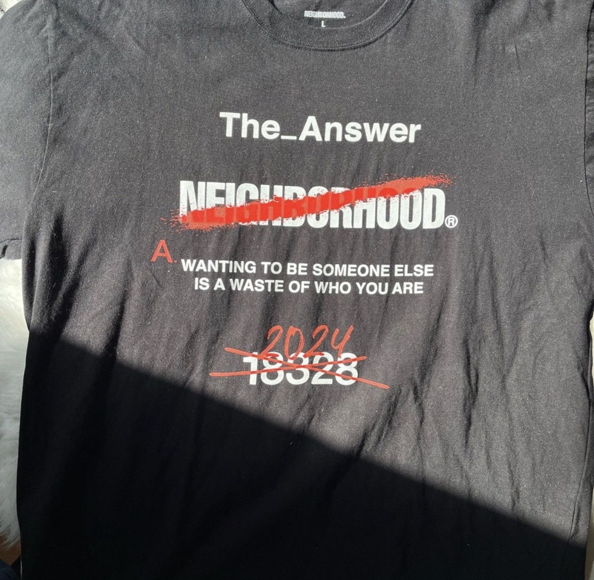 Neighborhood Neighborhood The Answer SS13 T-Shirt Size US L / EU 52-54 / 3 - 4 Thumbnail
