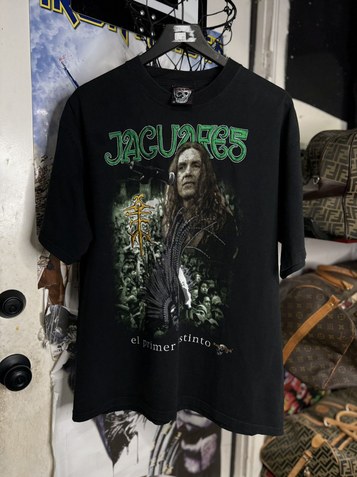 Vintage Vintage Jaguares Band T-Shirt Vtg Mexico Tour Tee Large Size US L / EU 52-54 / 3 - 9 Thumbnail
