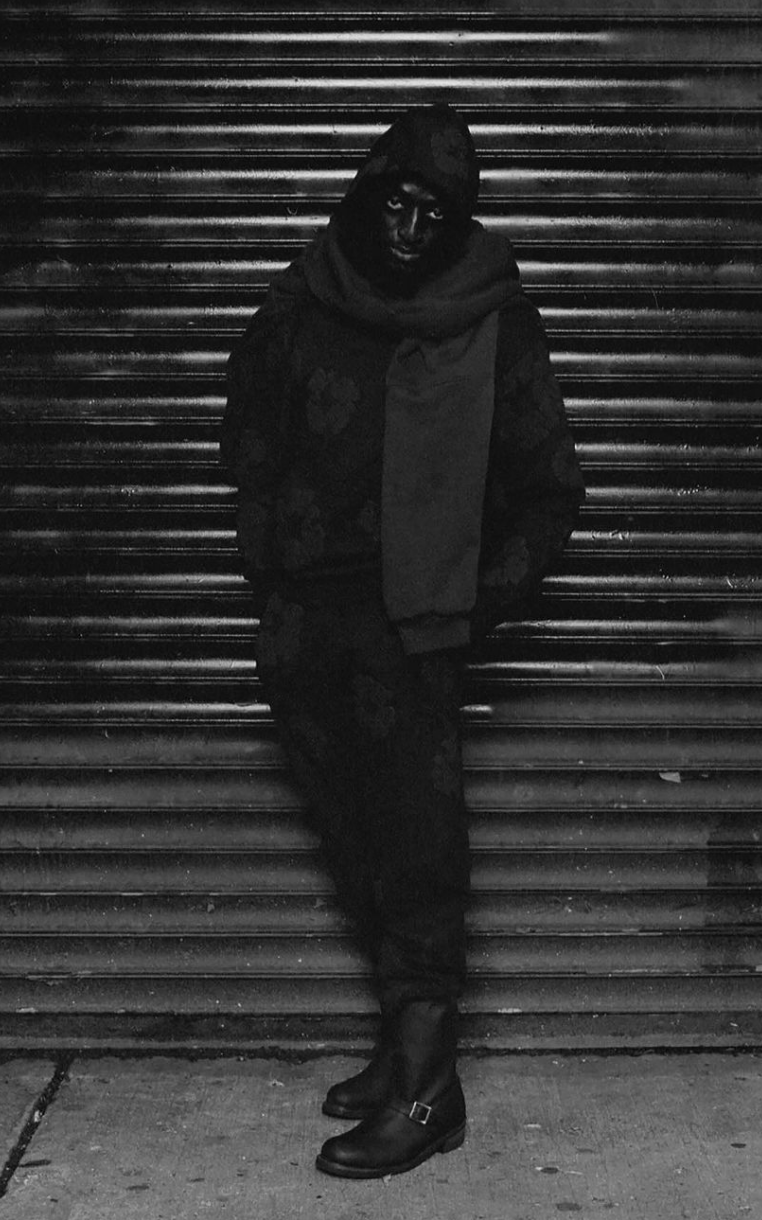 image of Denim Tears Mono Cotton Wreat Sweat Suit Set Size Medium in Black, Men's