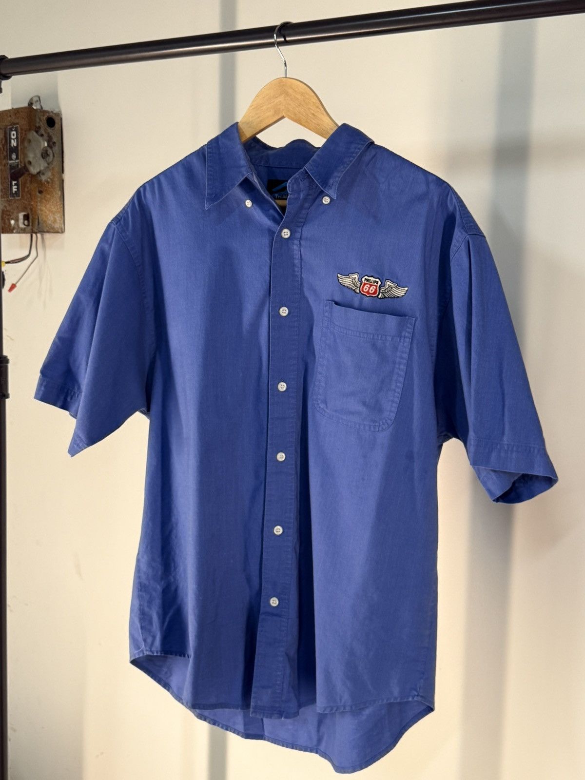 Vintage Vintage Phillips Gas Station Wings Patch Work Shirt Large Size US L / EU 52-54 / 3 - 1 Thumbnail