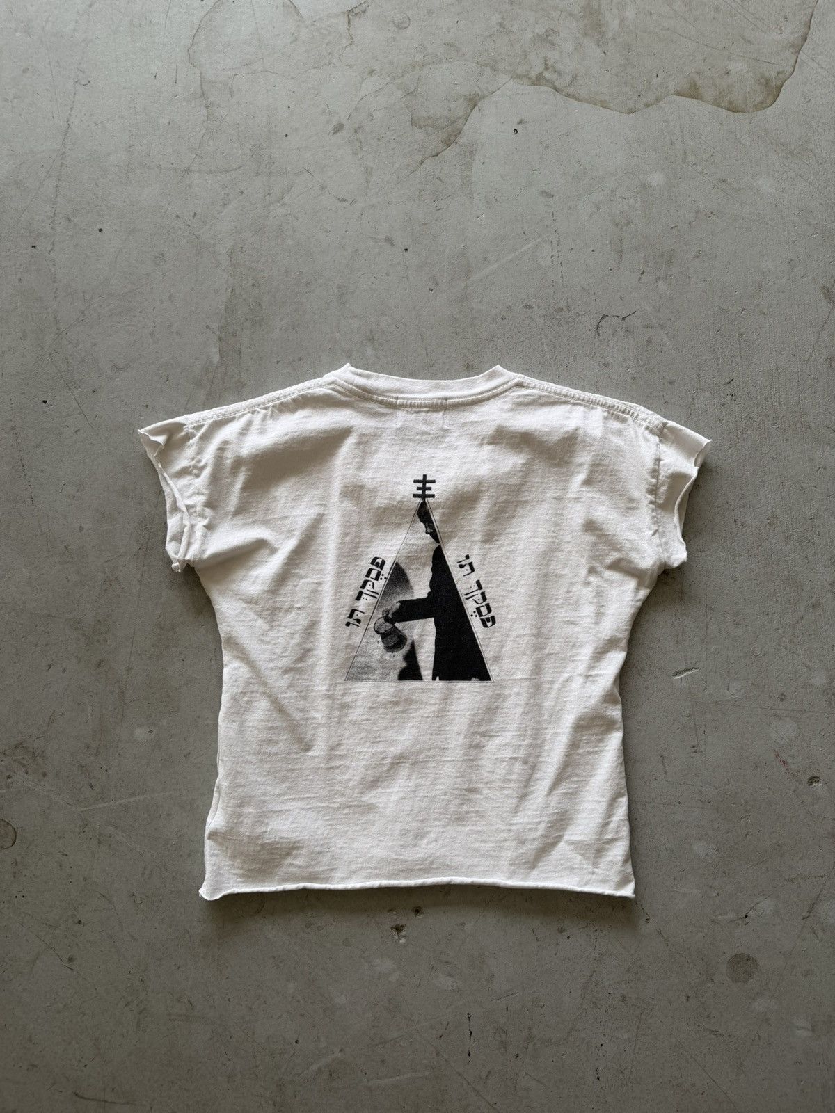 Enfants Riches Deprimes ERD Neoism Russian Shrunken White Baby Tee Size US M / EU 48-50 / 2 - 8 Thumbnail