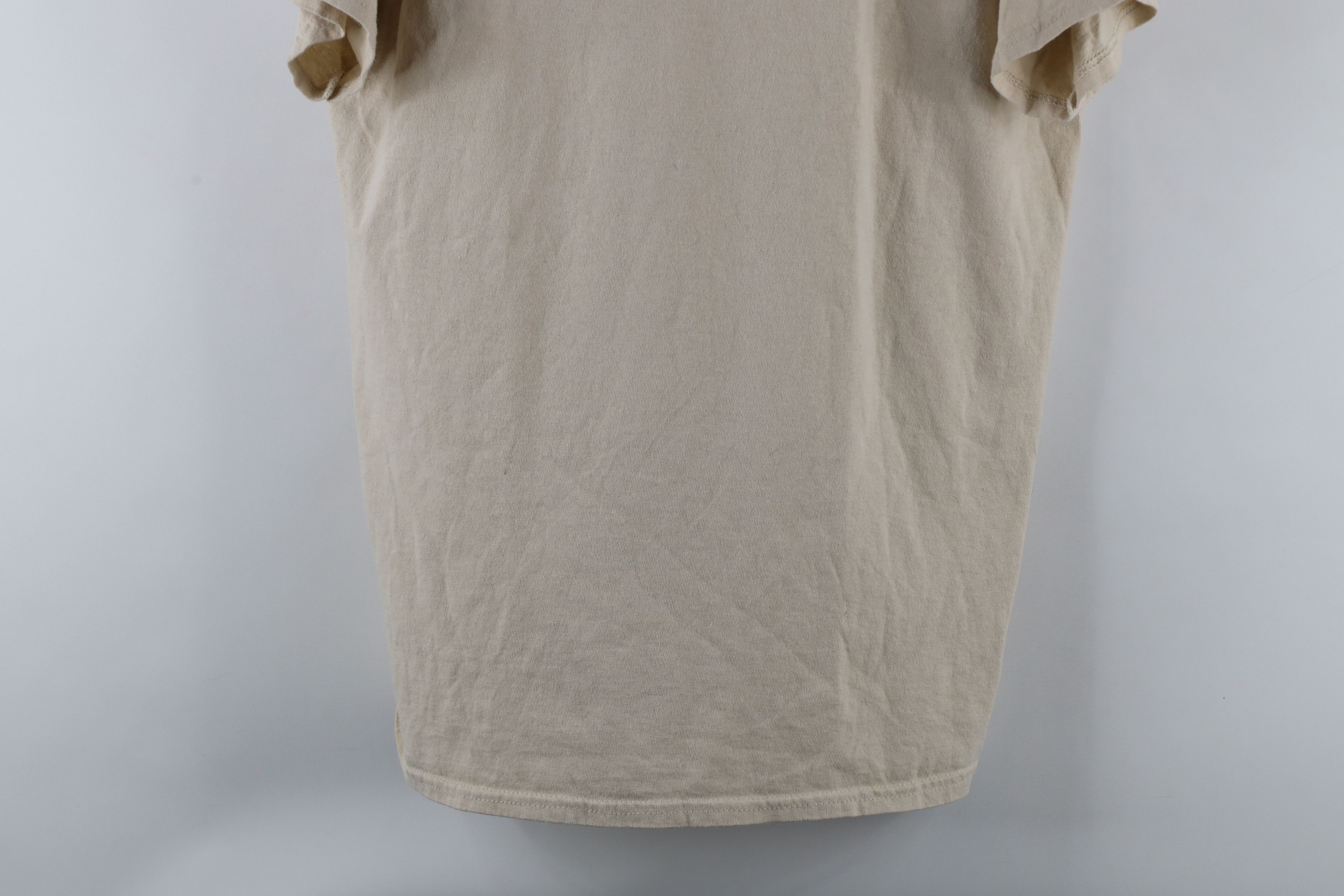 Vintage Vintage 90s Streetwear Short Sleeve T-Shirt Beige Cotton Size US S / EU 44-46 / 1 - 3 Thumbnail