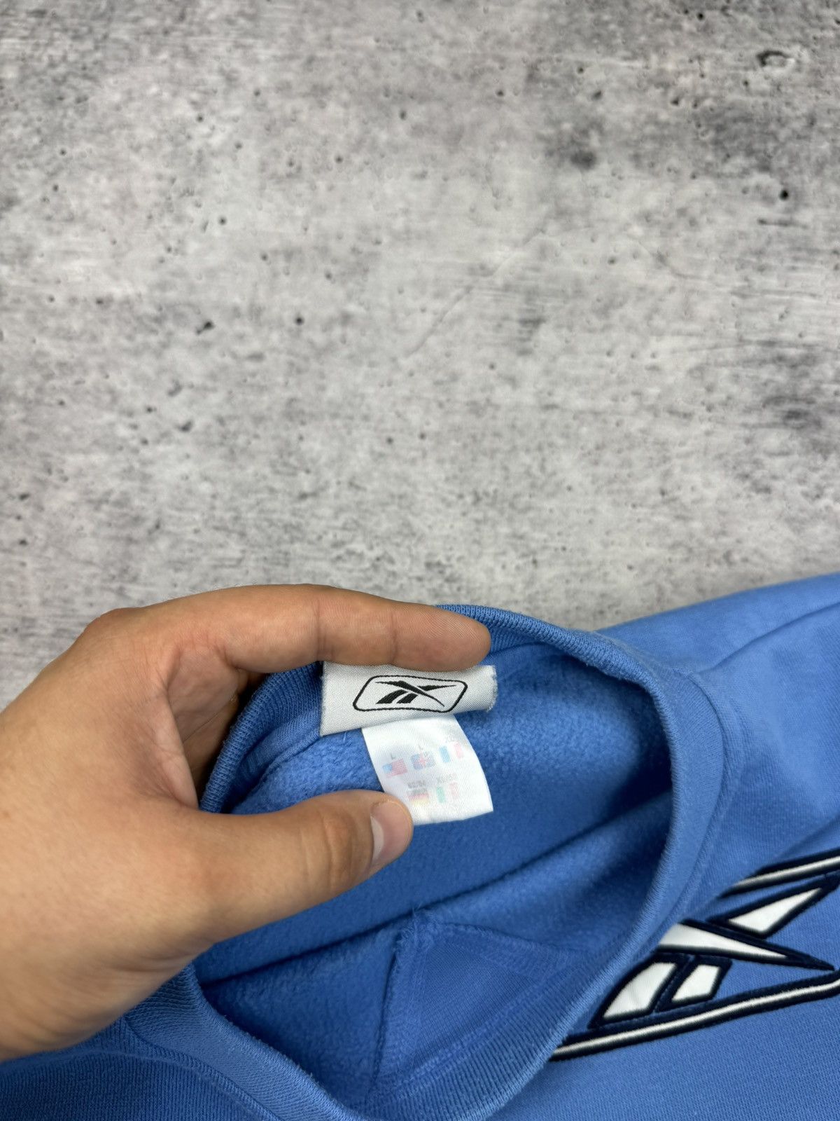 Reebok × Vintage Vintage Reebok 90’s Y2K Big Logo American College Sweatshirt Size US L / EU 52-54 / 3 - 10 Thumbnail