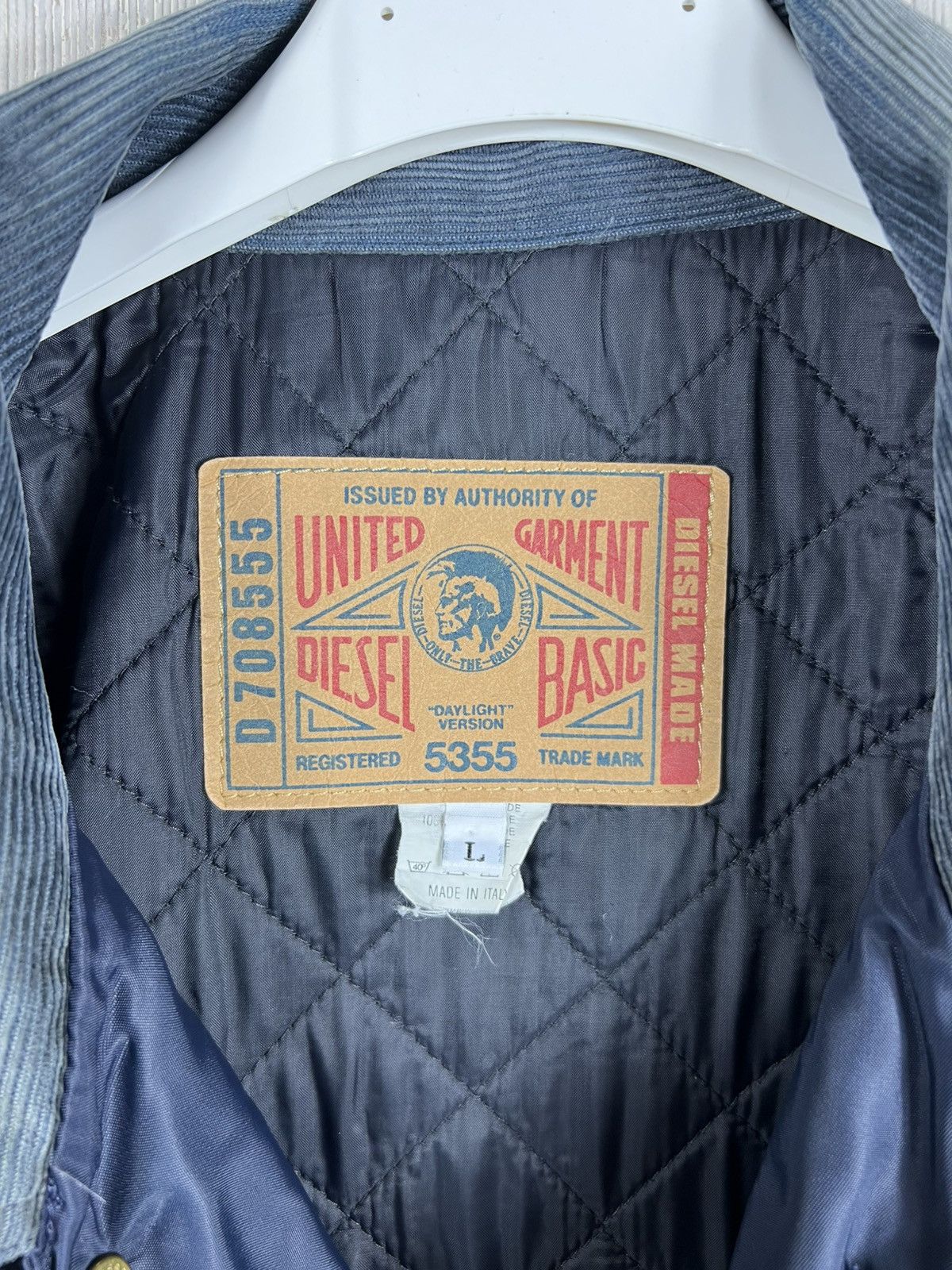Diesel Vintage 90s Diesel denver navy cropped nylon jacket italy Size US L / EU 52-54 / 3 - 17 Thumbnail