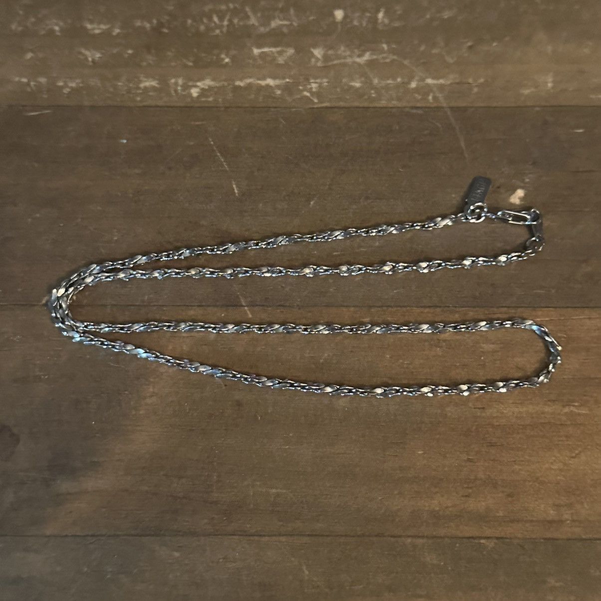 Vintage Vintage 14K white gold plated twisted chain necklace Size ONE SIZE - 2 Thumbnail