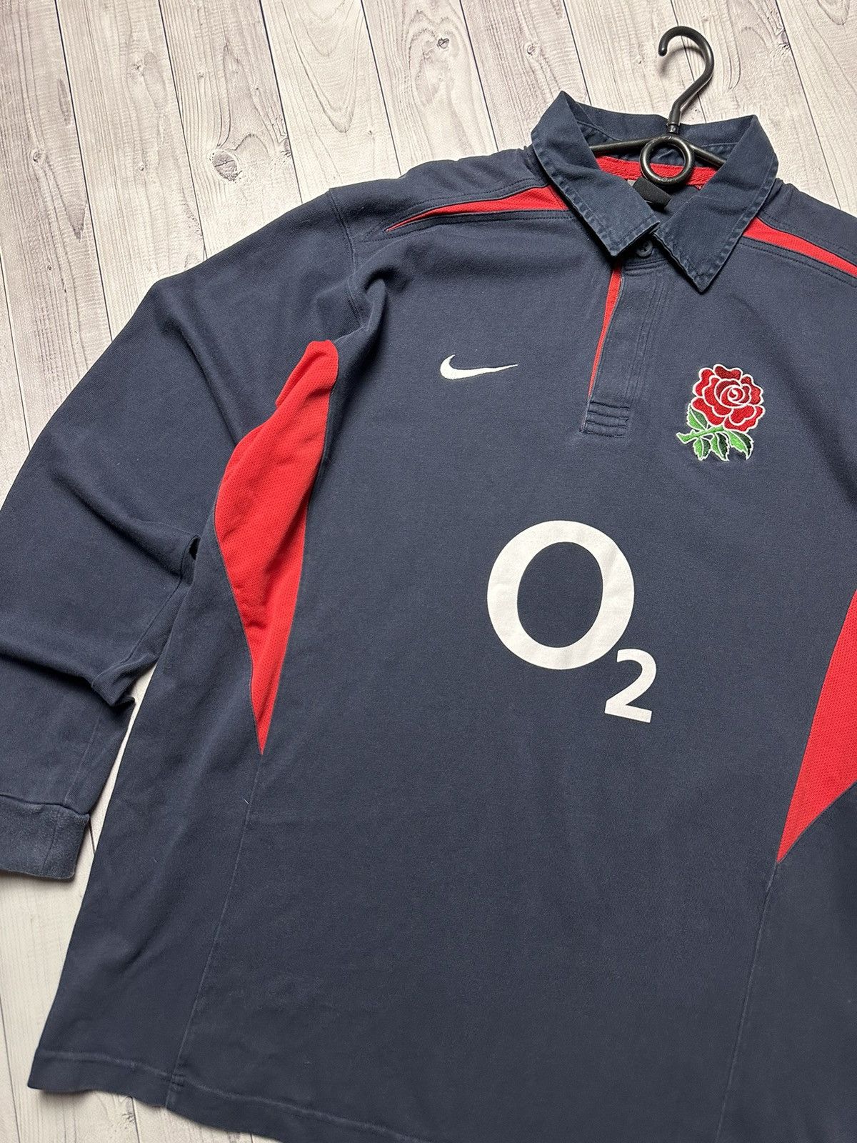 Nike × Rugby Ralph Lauren × Vintage Vintage Nike Rugby England jersey size XXL Size US XXL / EU 58 / 5 - 2 Thumbnail