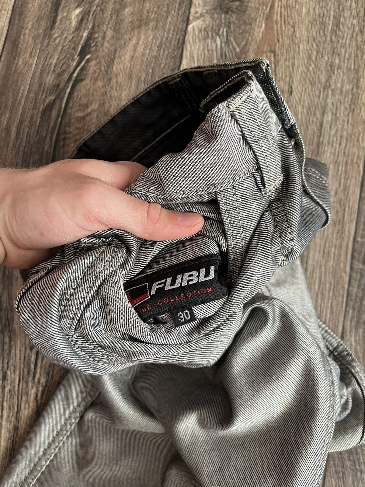 Fubu Vintage Fubu Logo Carpenter Baggy Reversible Denim Jeans Size US 30 / EU 46 - 24 Thumbnail