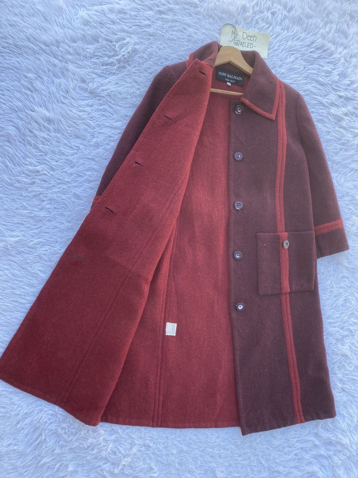 Balmain Rare Vintage 90s Swiss Balmain Wool Jacket Size M / US 6-8 / IT 42-44 - 8 Thumbnail