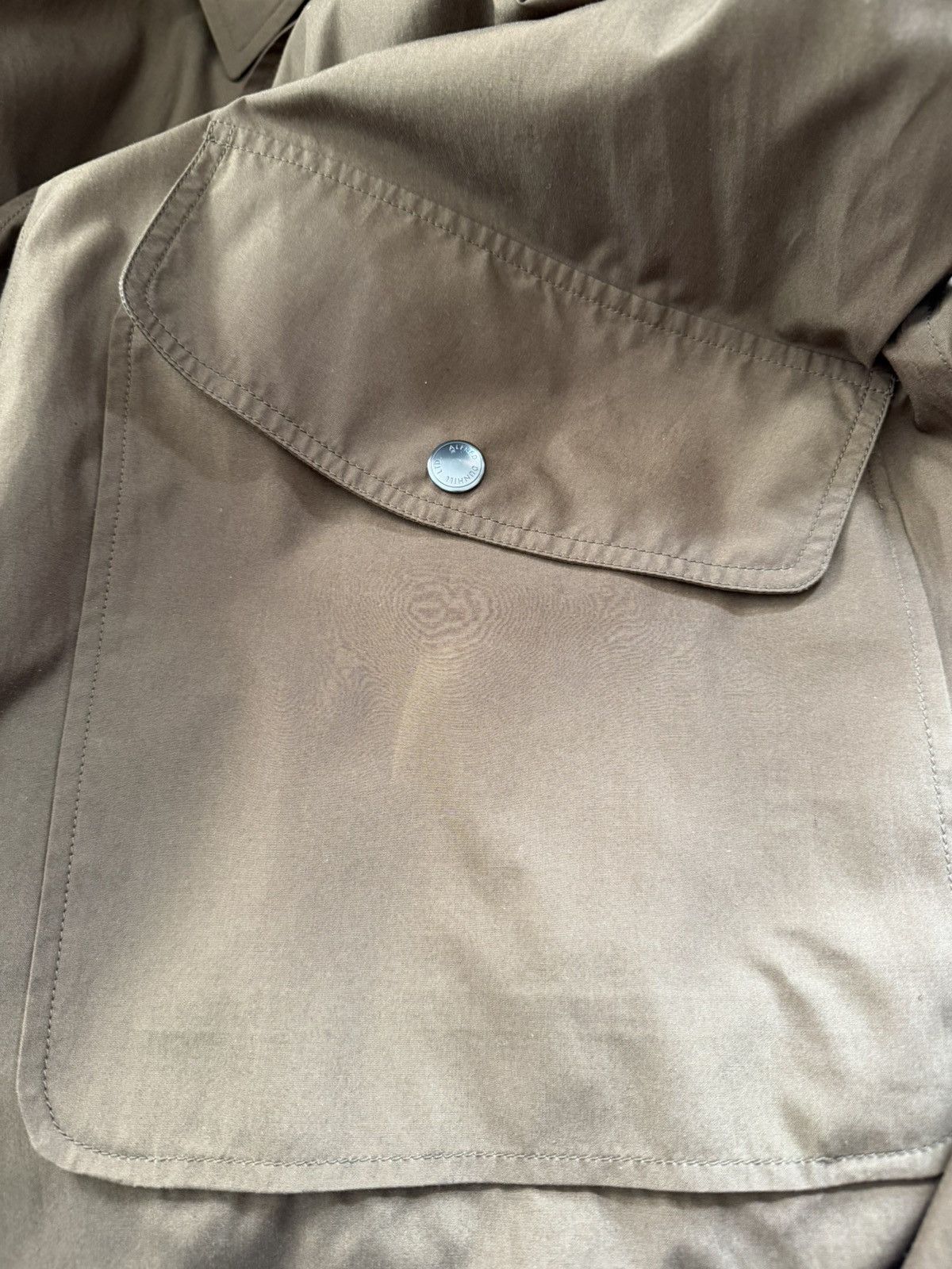 Alfred Dunhill 5K runway sample cotton/silk tobacco-brown trench, IT50, IT Size US M / EU 48-50 / 2 - 17 Thumbnail
