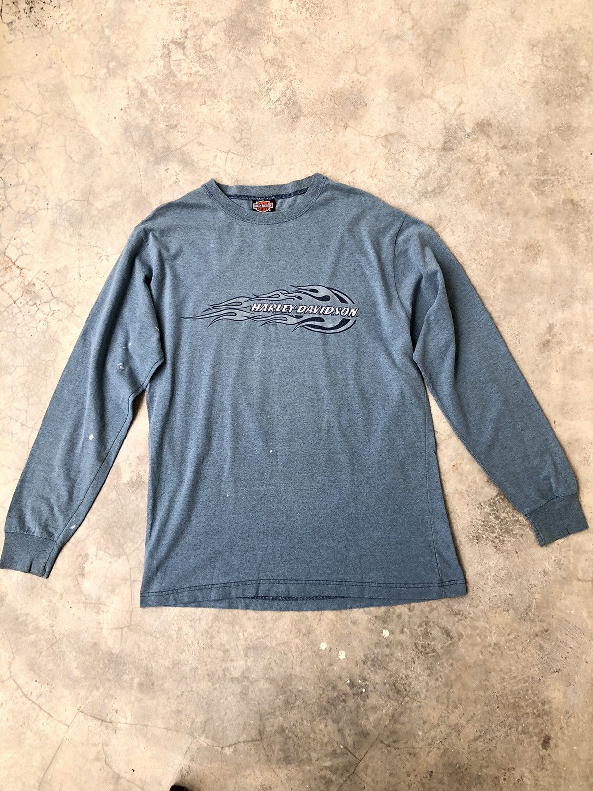 Other 1997 Vintage Harley Davidson Flame Logo Longsleeve Tee Size US L / EU 52-54 / 3 - 2 Thumbnail