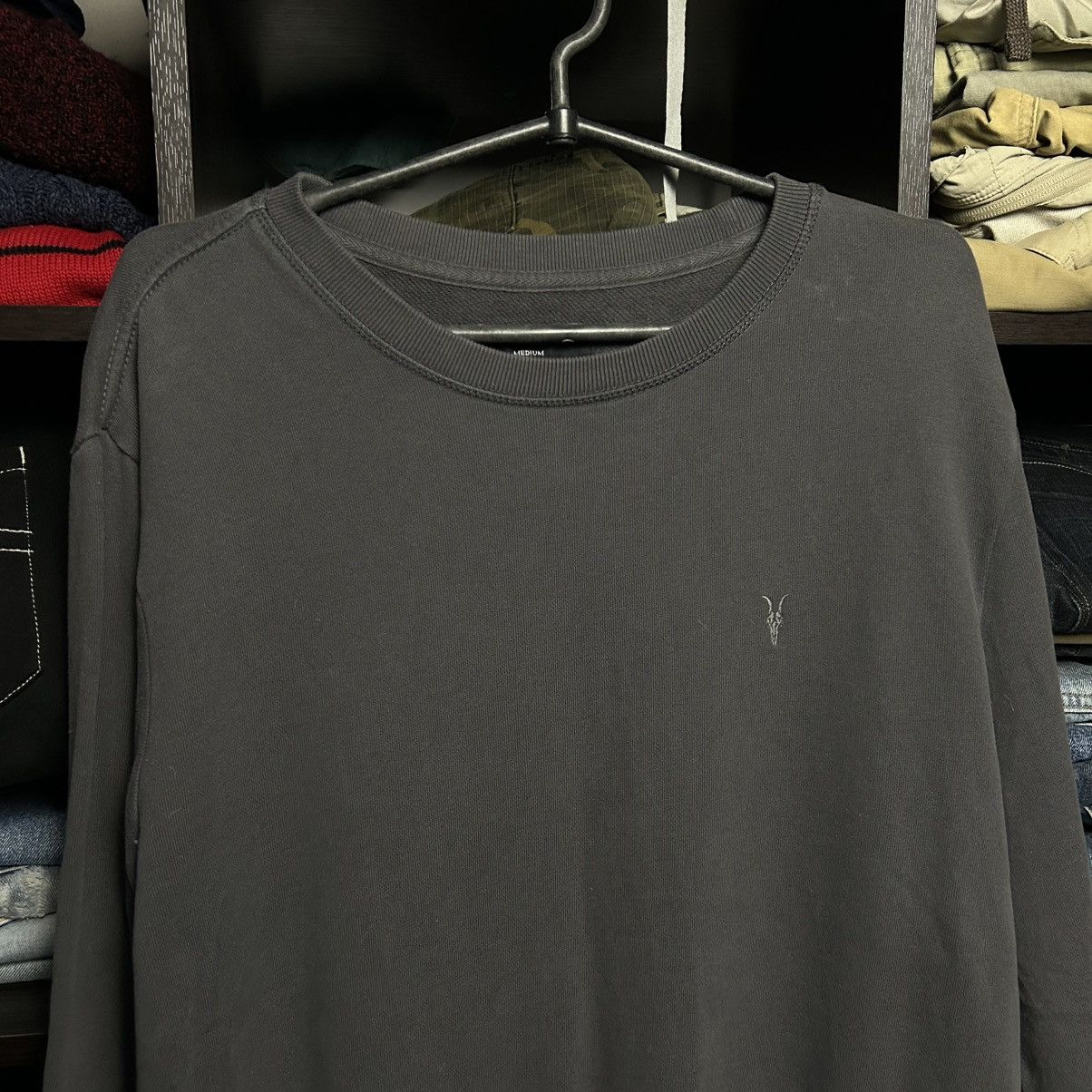 Allsaints Designer Allsaints Small Logo Basic streetwear sweatshirt Size US M / EU 48-50 / 2 - 2 Thumbnail