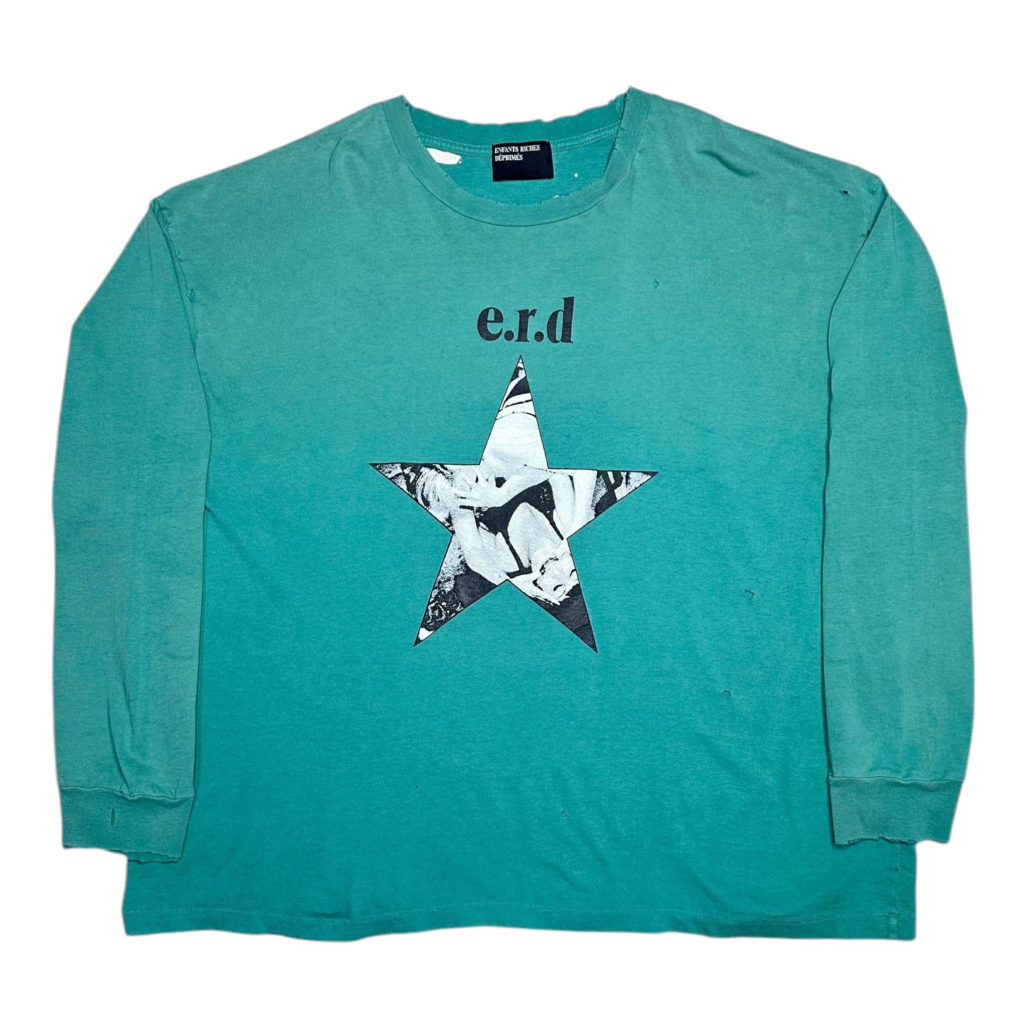 Enfants Riches Deprimes Green Pleasures Long Sleeve Tee Shirt