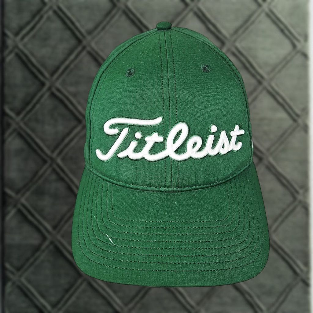 Titleist Titleist Hat Cap Golf One Size Green Pro V1 Tour Mens Adjustable Strap Back Sports Size ONE SIZE - 1 Thumbnail