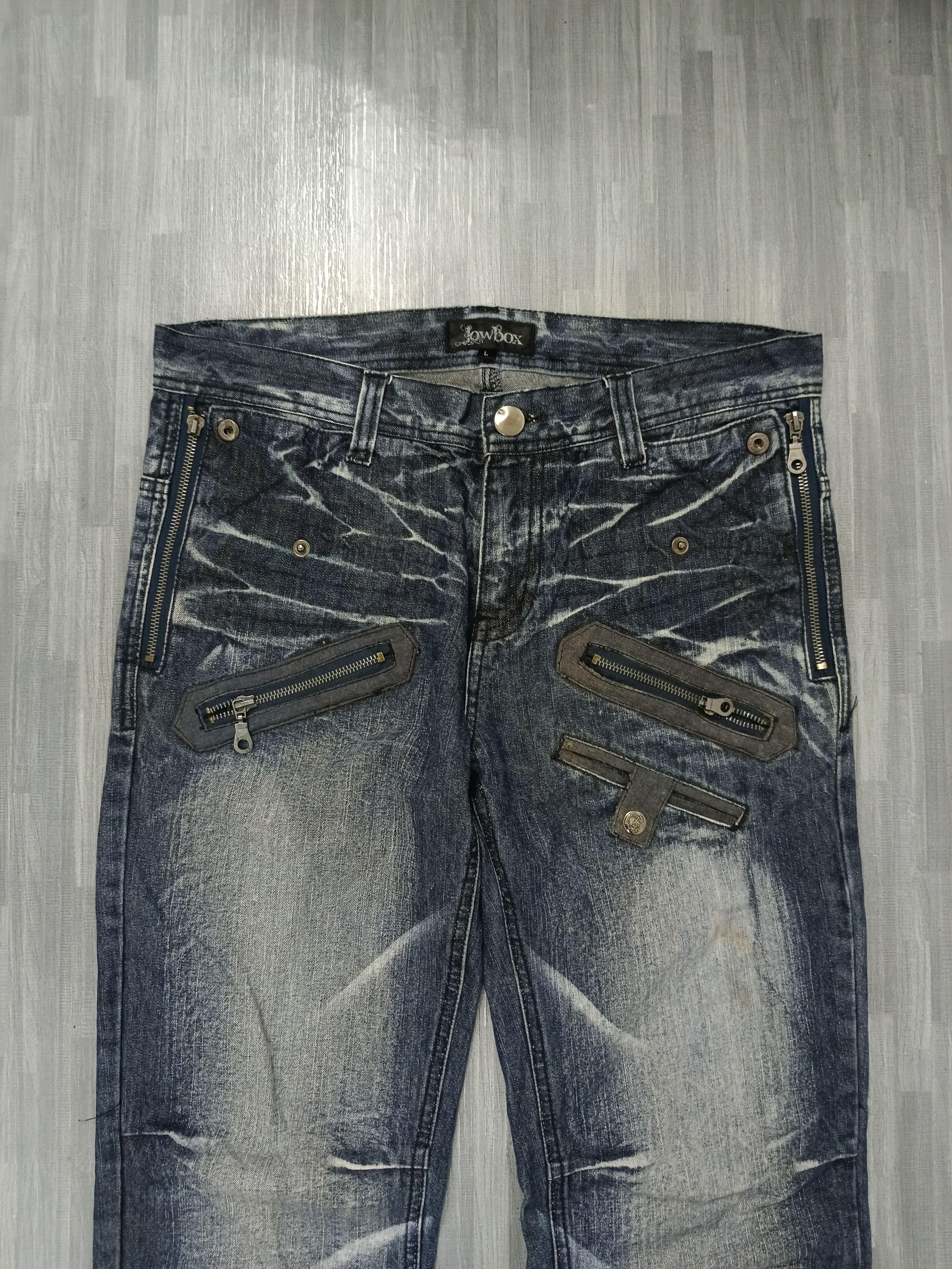 LOWBOX SICK WASHED LOWBOX TACTICAL DENIM PANTS Size US 33 - 4 Thumbnail
