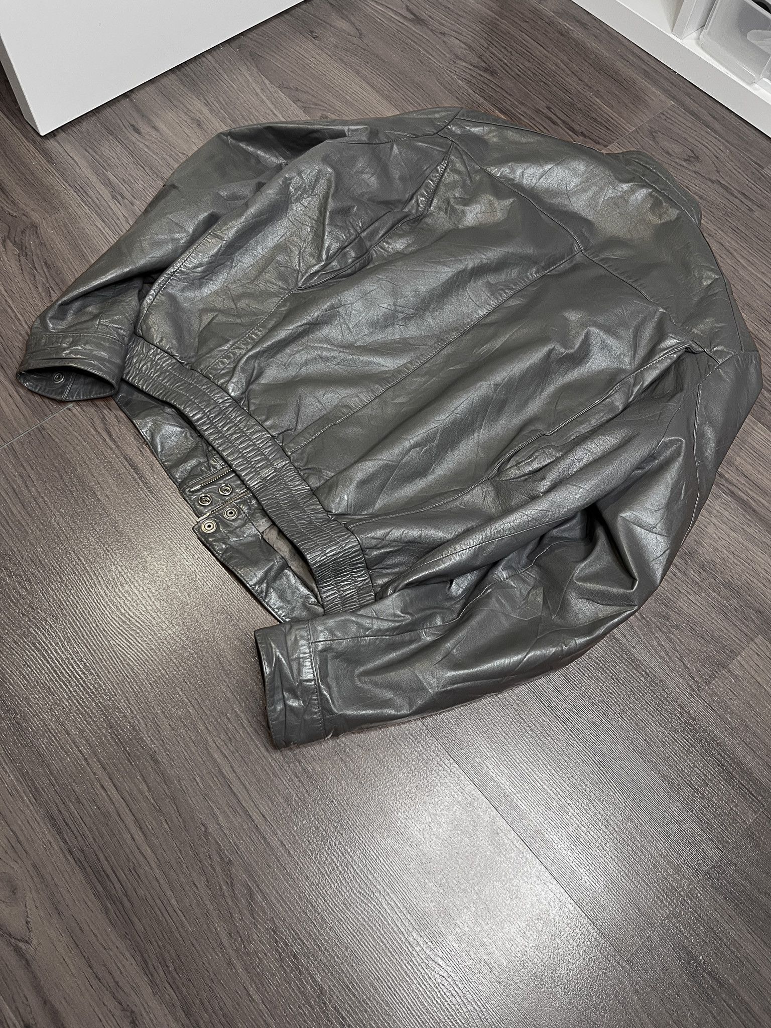 Reed VINTAGE AVANT GARDE Slim-Fit Leather Jacket Size US M / EU 48-50 / 2 - 11 Thumbnail