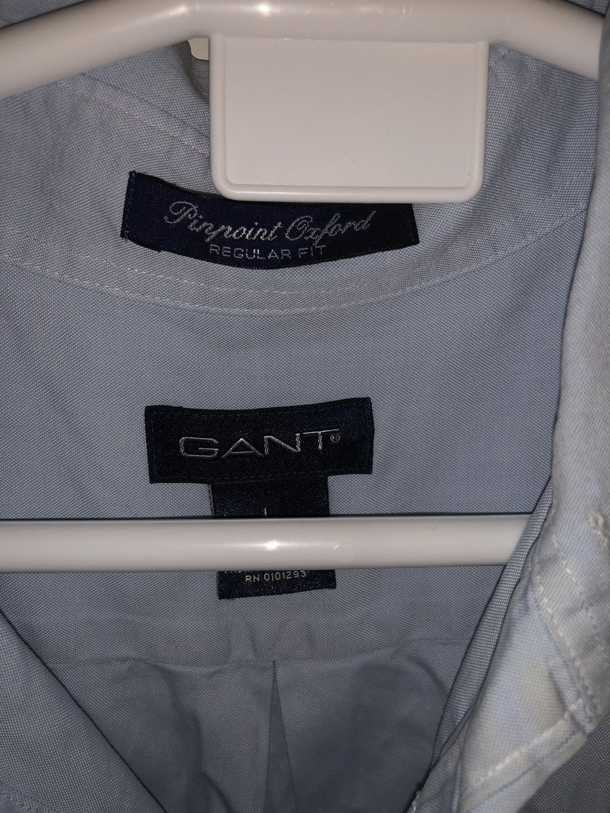 Gant × Vintage Vintage Gant Light Blue Shirt Size US L / EU 52-54 / 3 - 4 Thumbnail