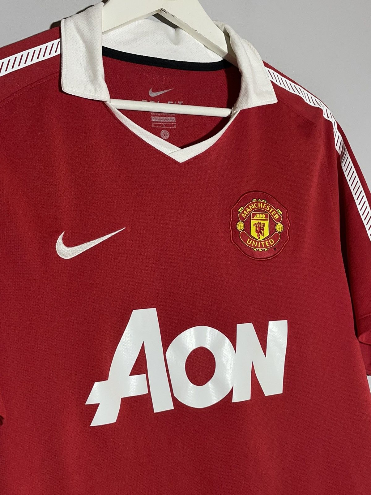 Nike Nike Manchester United 2009/10 Nike Y2k Football Shirt Size US L / EU 52-54 / 3 - 3 Thumbnail