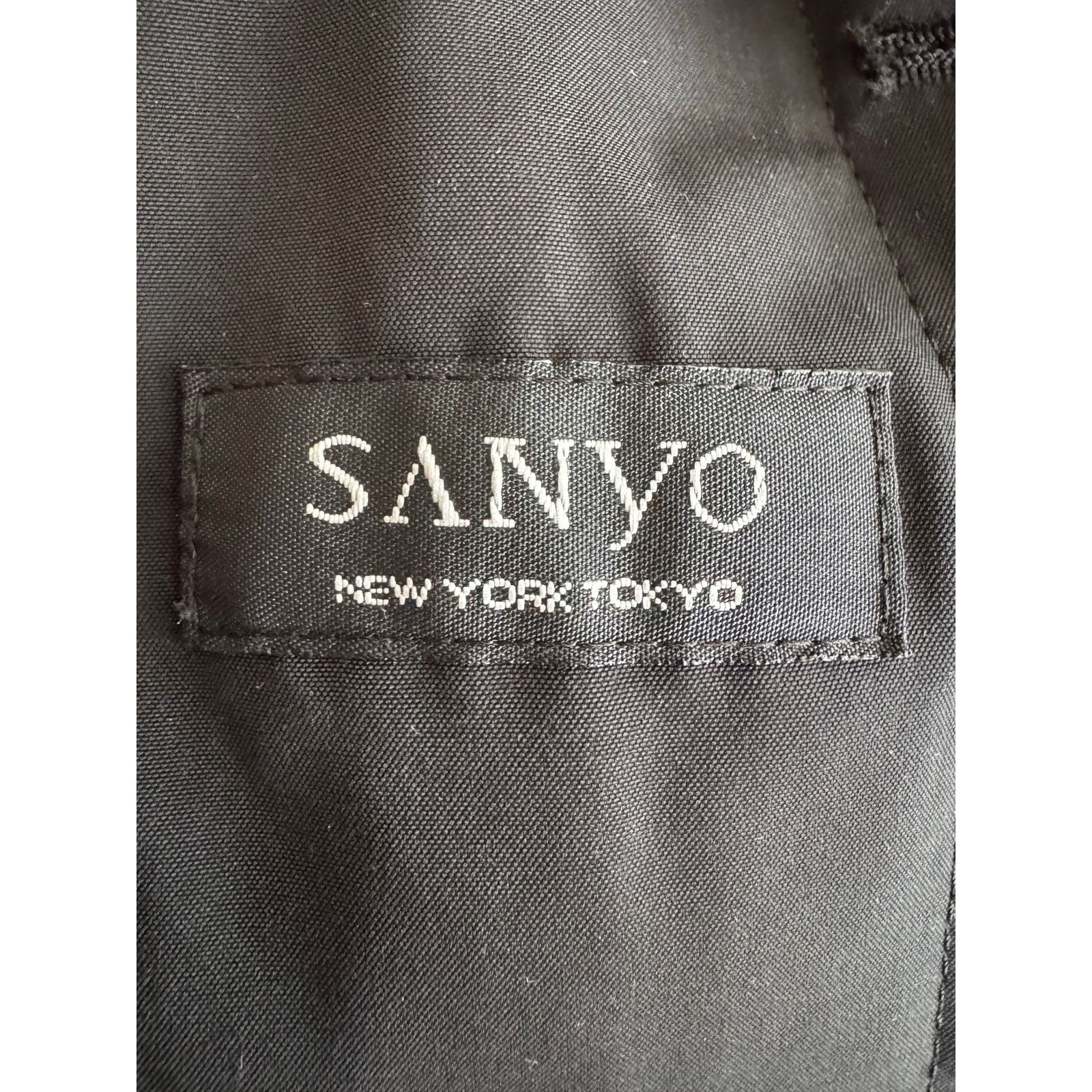 Sanyo Sanyo New York preppy black coat removble wool liner 46 R Size US XL / EU 56 / 4 - 11 Thumbnail